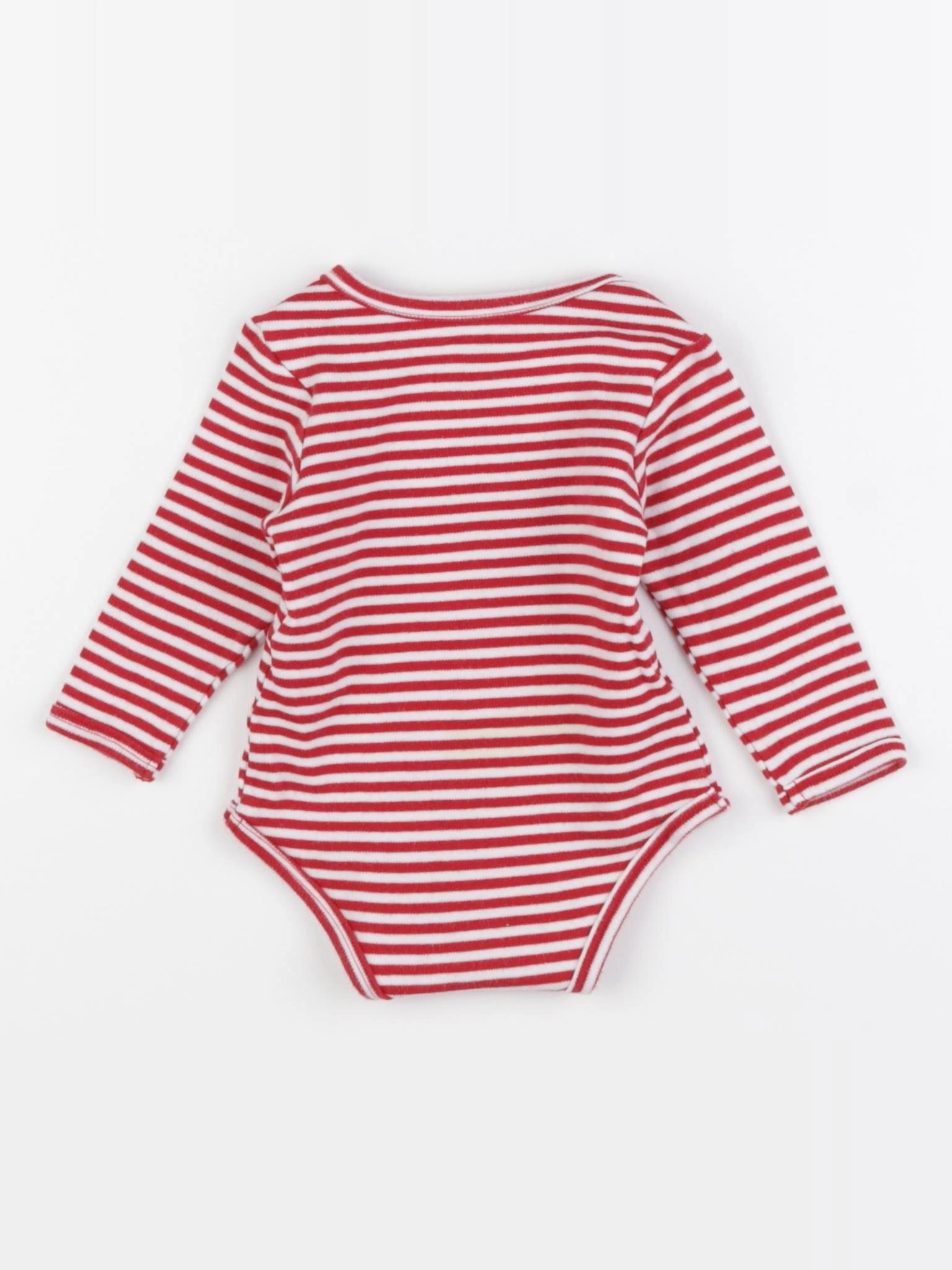 Vertbaudet - body rouge - 9 mois