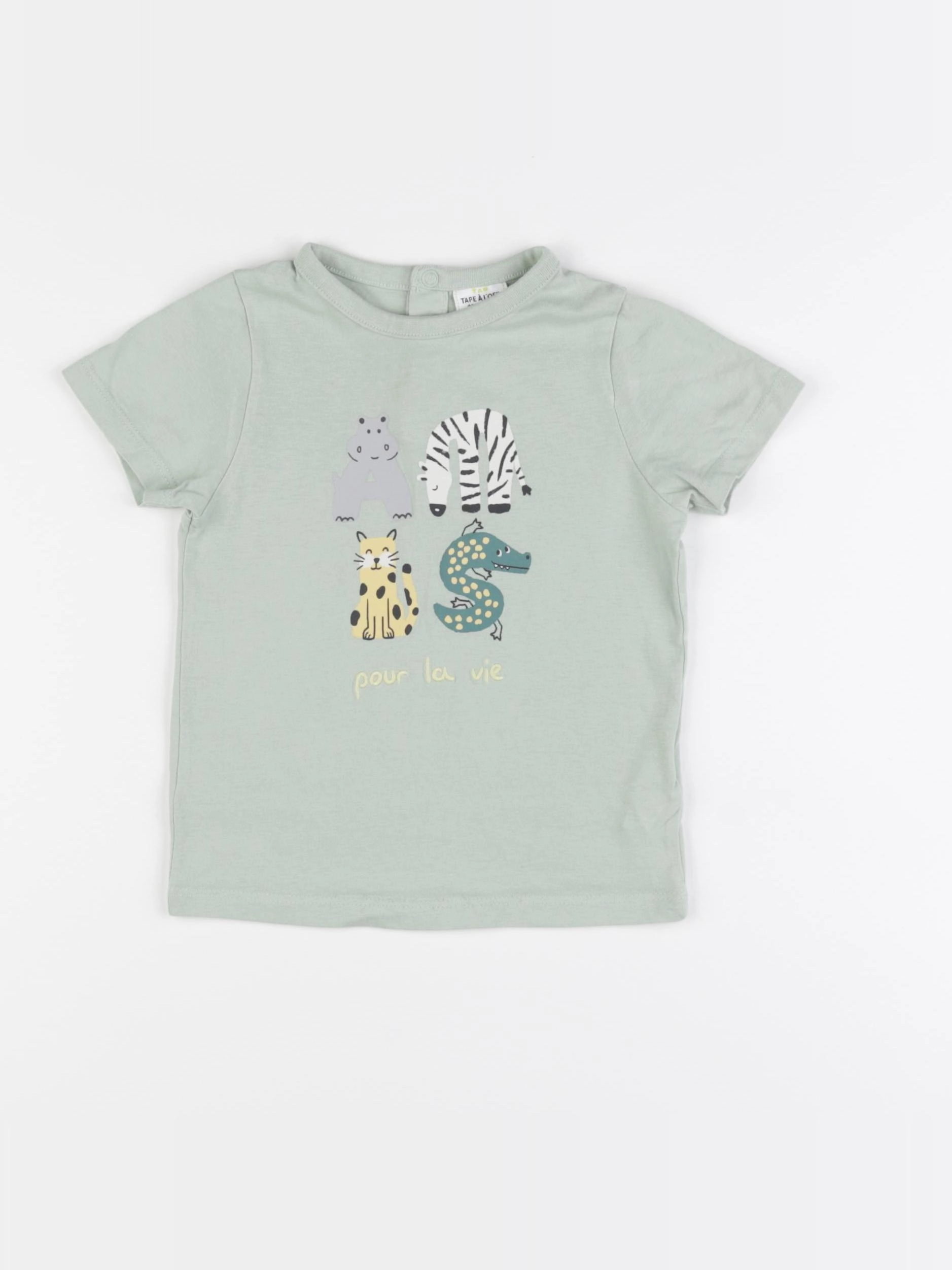 Tape à l'oeil - tee-shirt vert - 24 mois