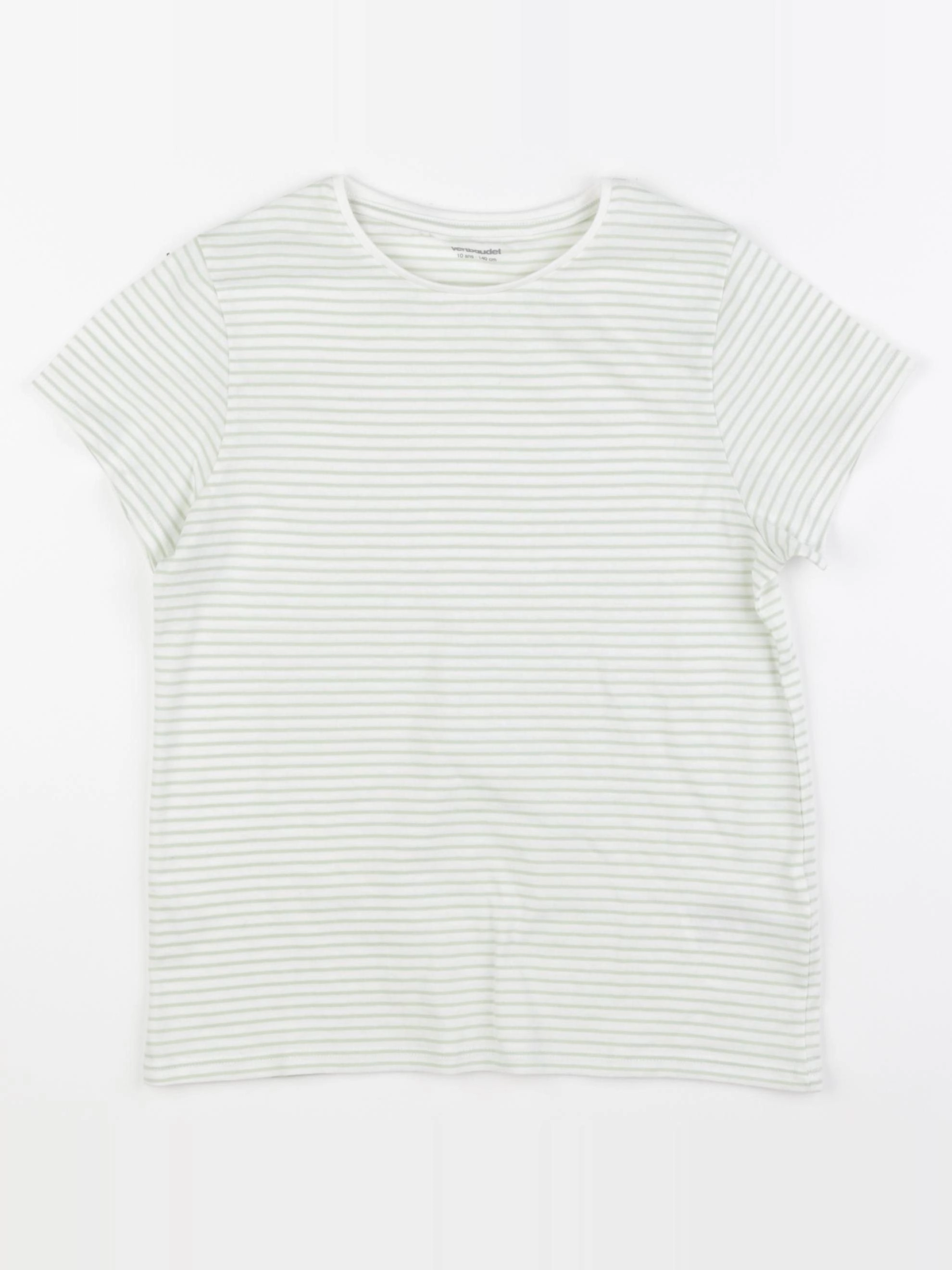 Vertbaudet - tee-shirt vert - 10 ans