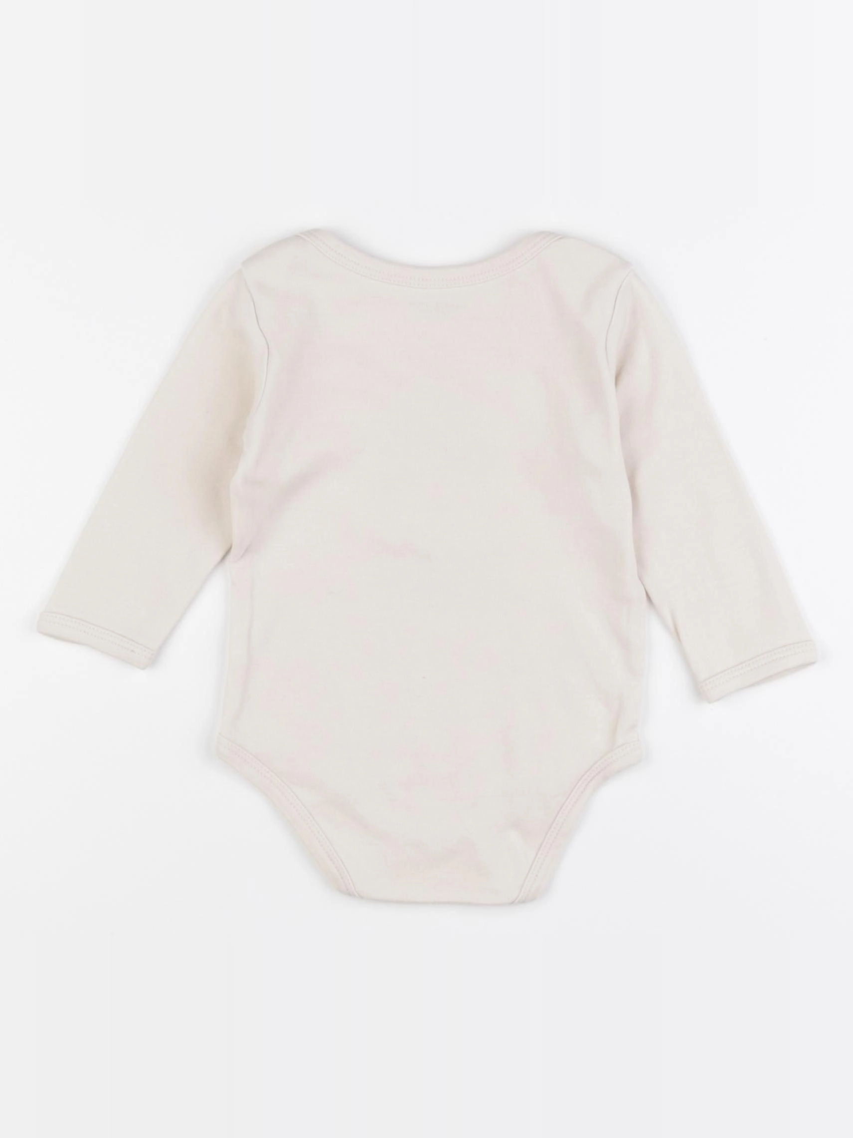 Vertbaudet - body beige - 12 mois