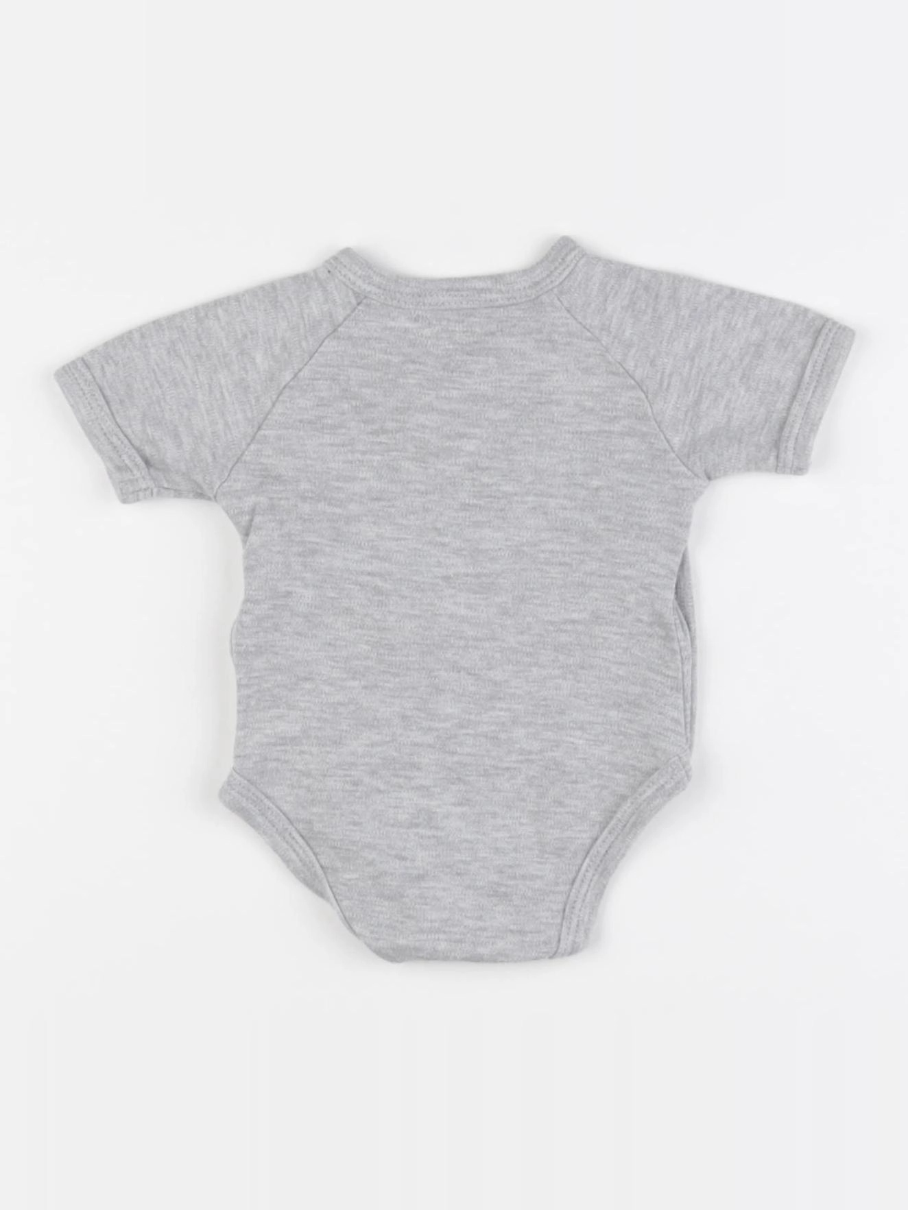 Vertbaudet - body gris - 1 mois