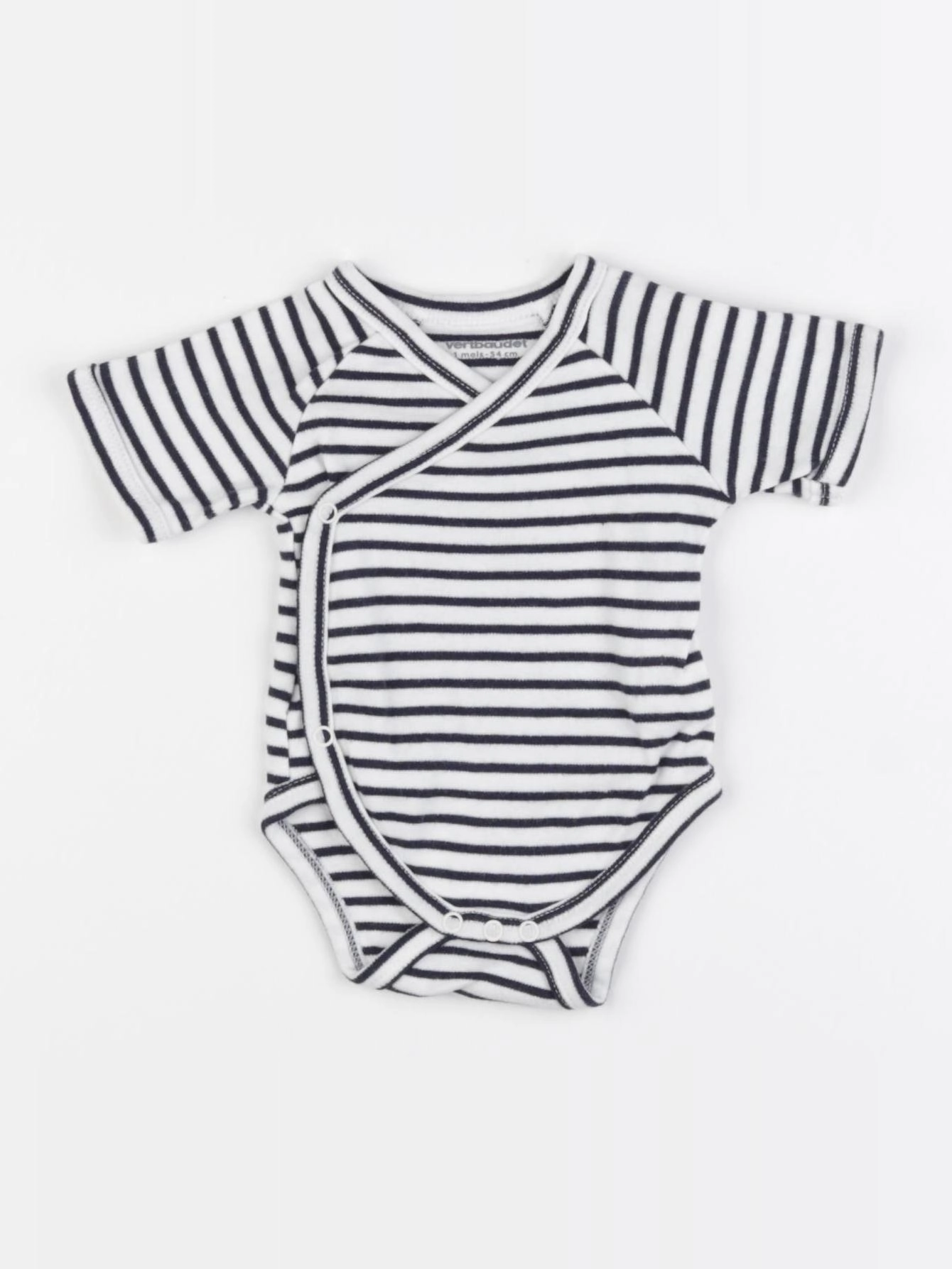 Vertbaudet - body bleu - 1 mois