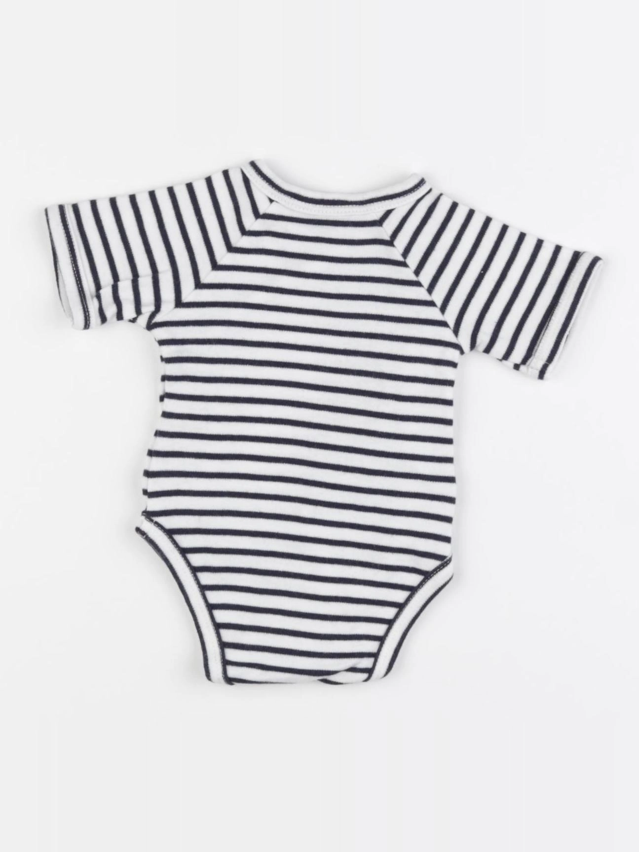 Vertbaudet - body bleu - 1 mois