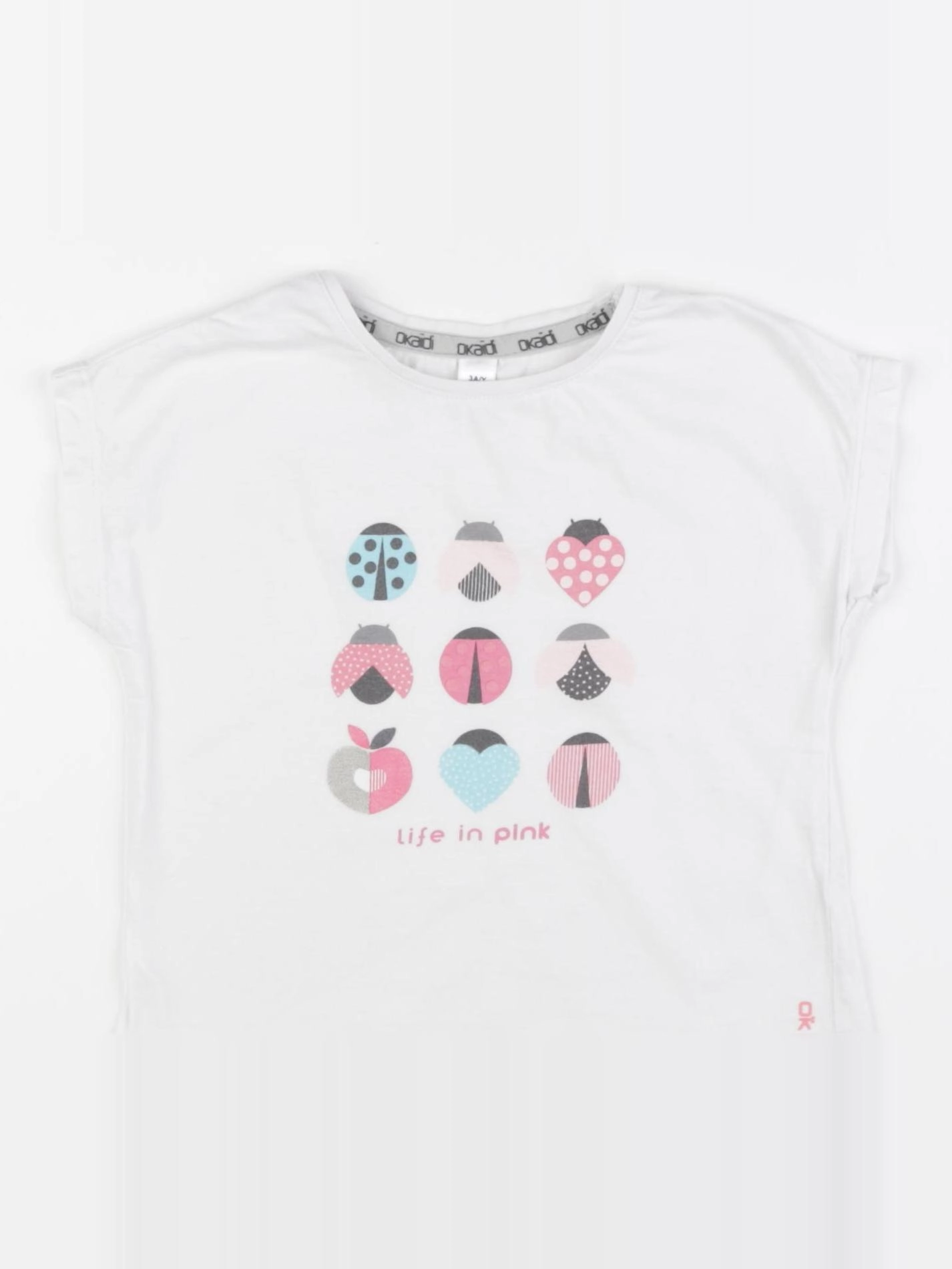 Okaidi - tee-shirt blanc - 3 ans