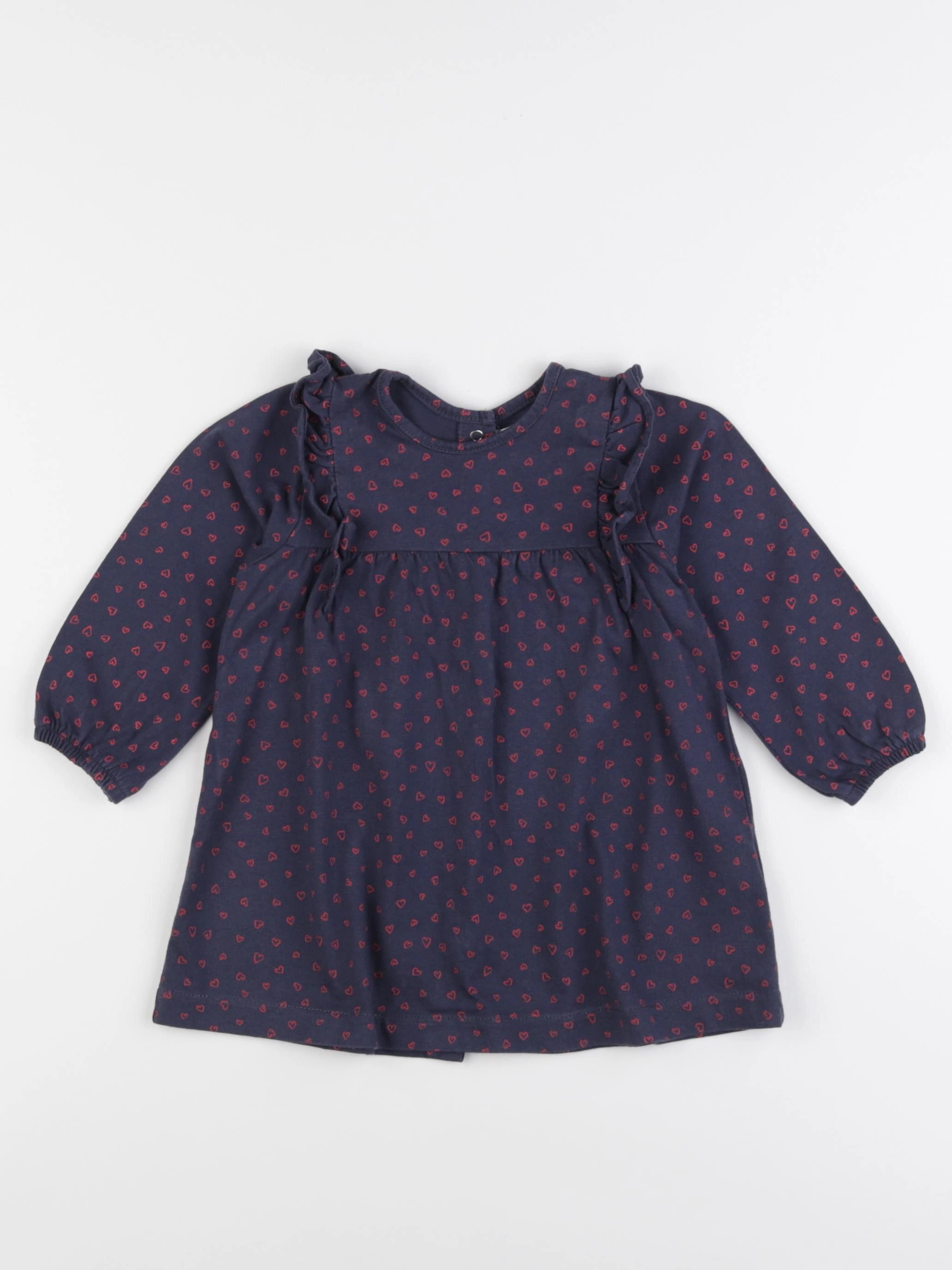 Vertbaudet - robe multicolore - 18 mois