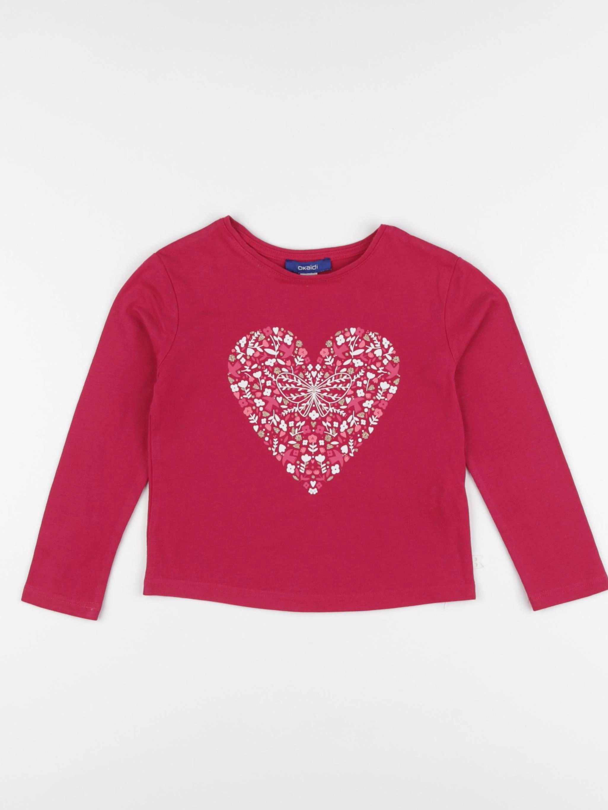 Okaidi - tee-shirt rose - 3 ans