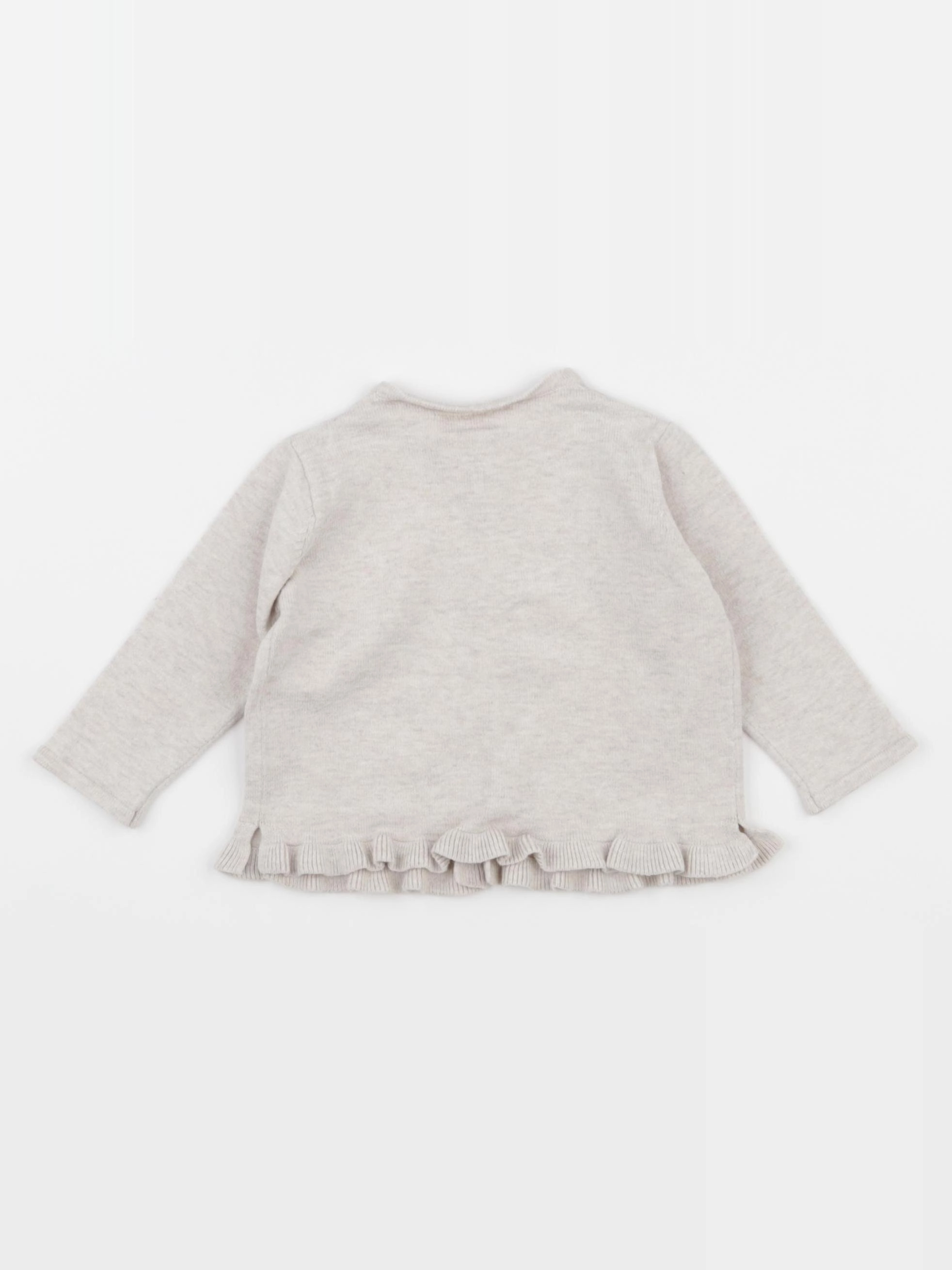 Zara - gilet beige - 3/6 mois
