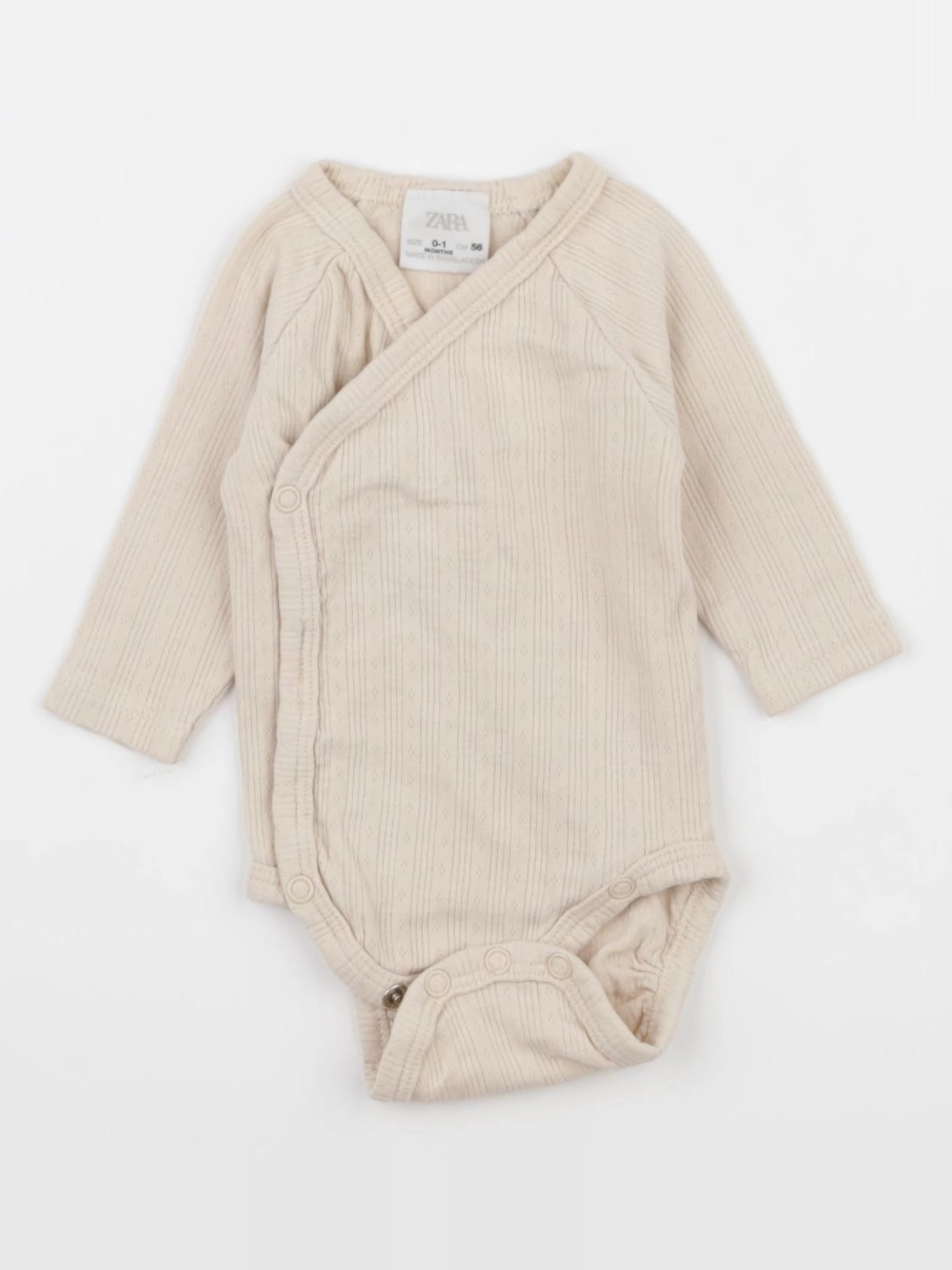 Zara - body beige - 0/1 mois