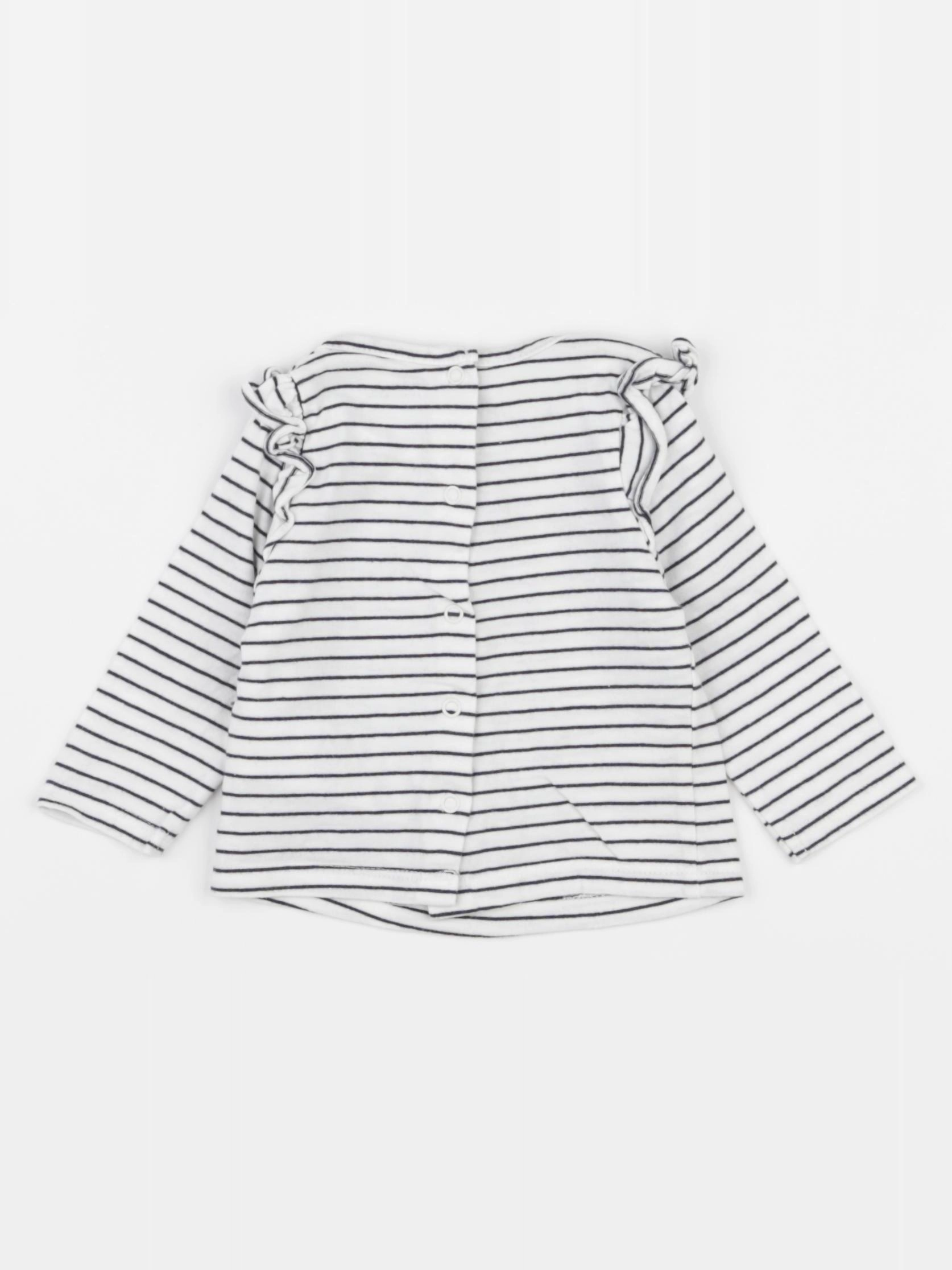 Vertbaudet - tee-shirt blanc - 3 mois