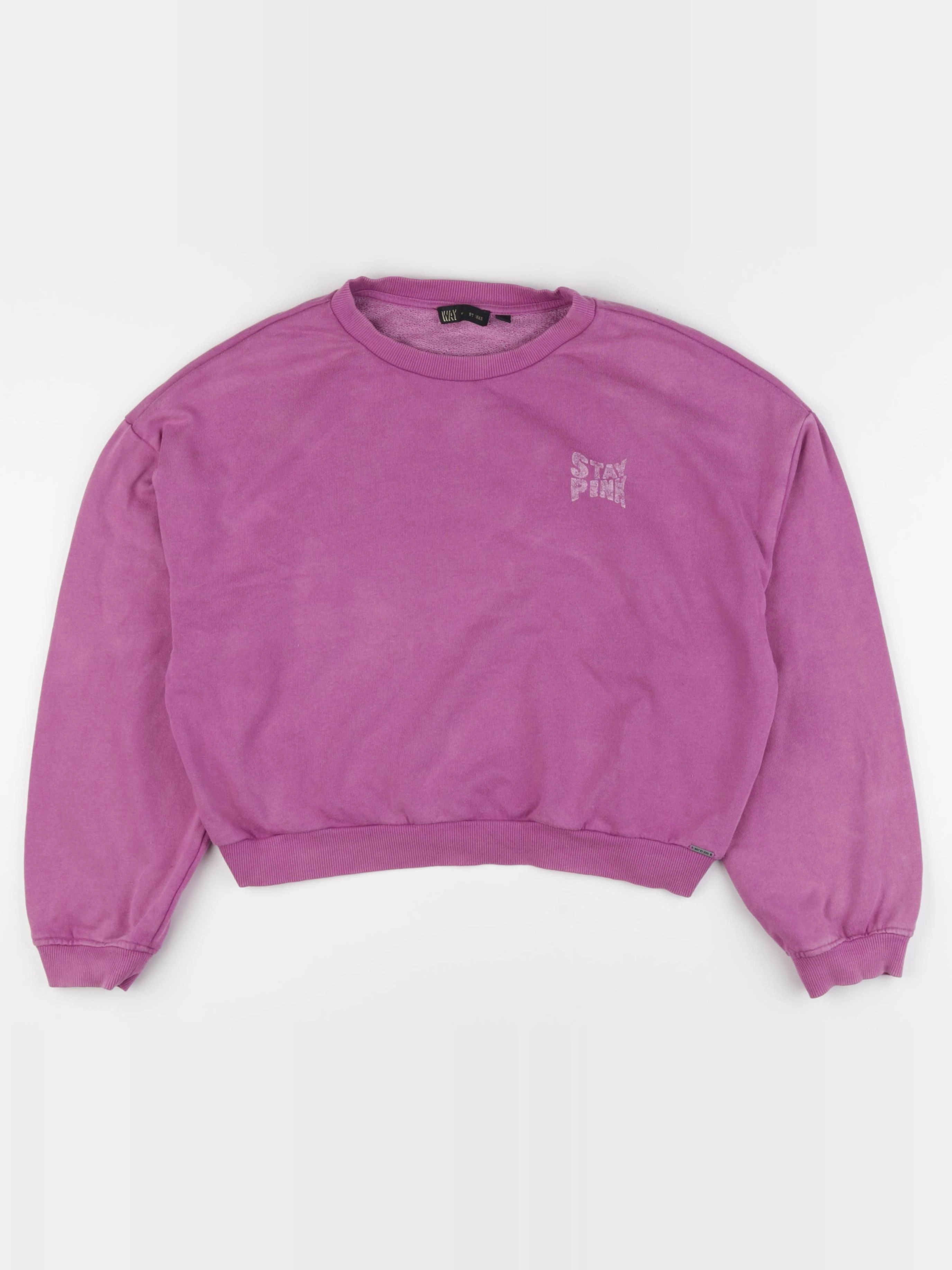 IKKS - sweat imprimé au dos violet - 12 ans