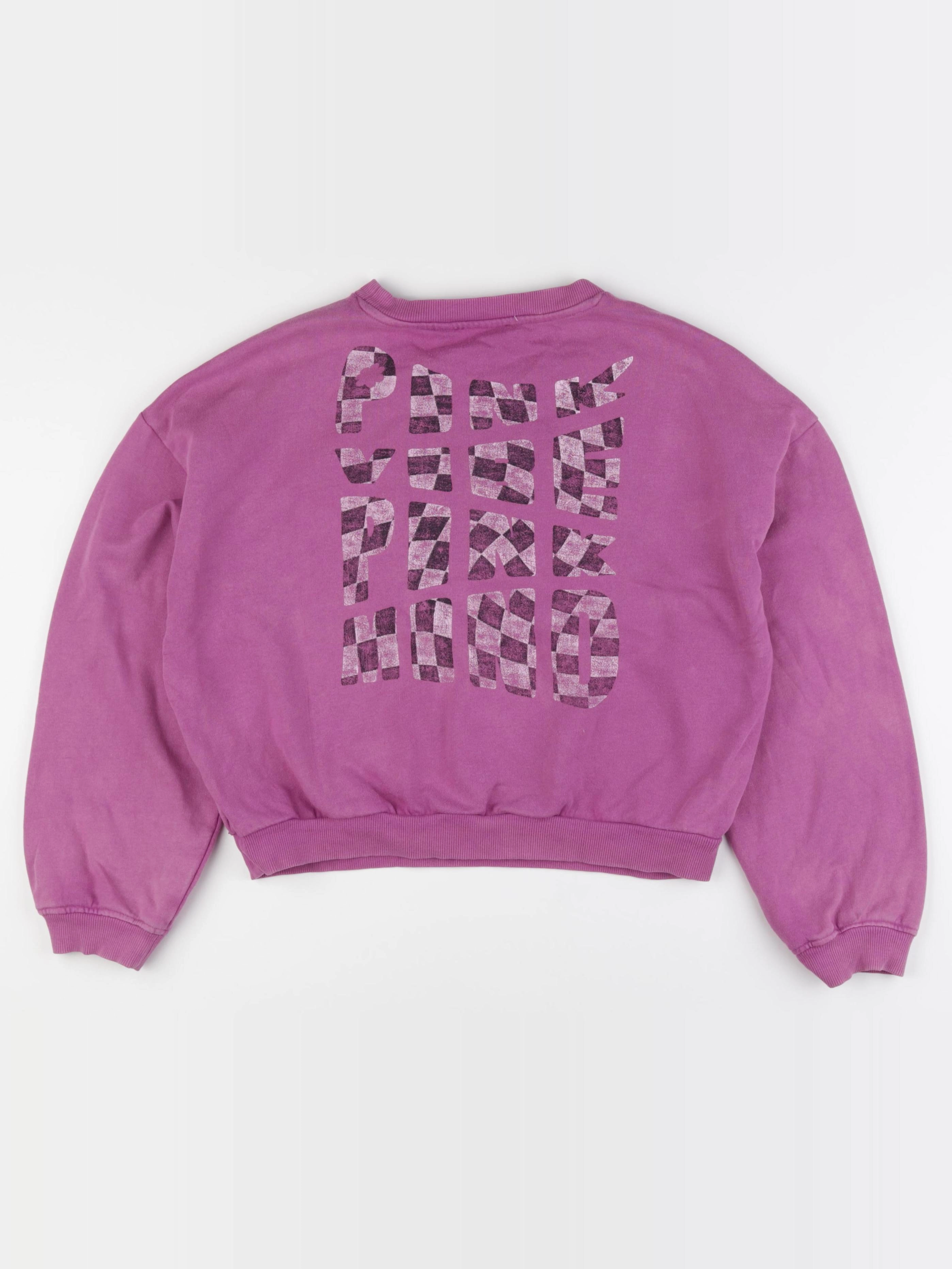 IKKS - sweat imprimé au dos violet - 12 ans