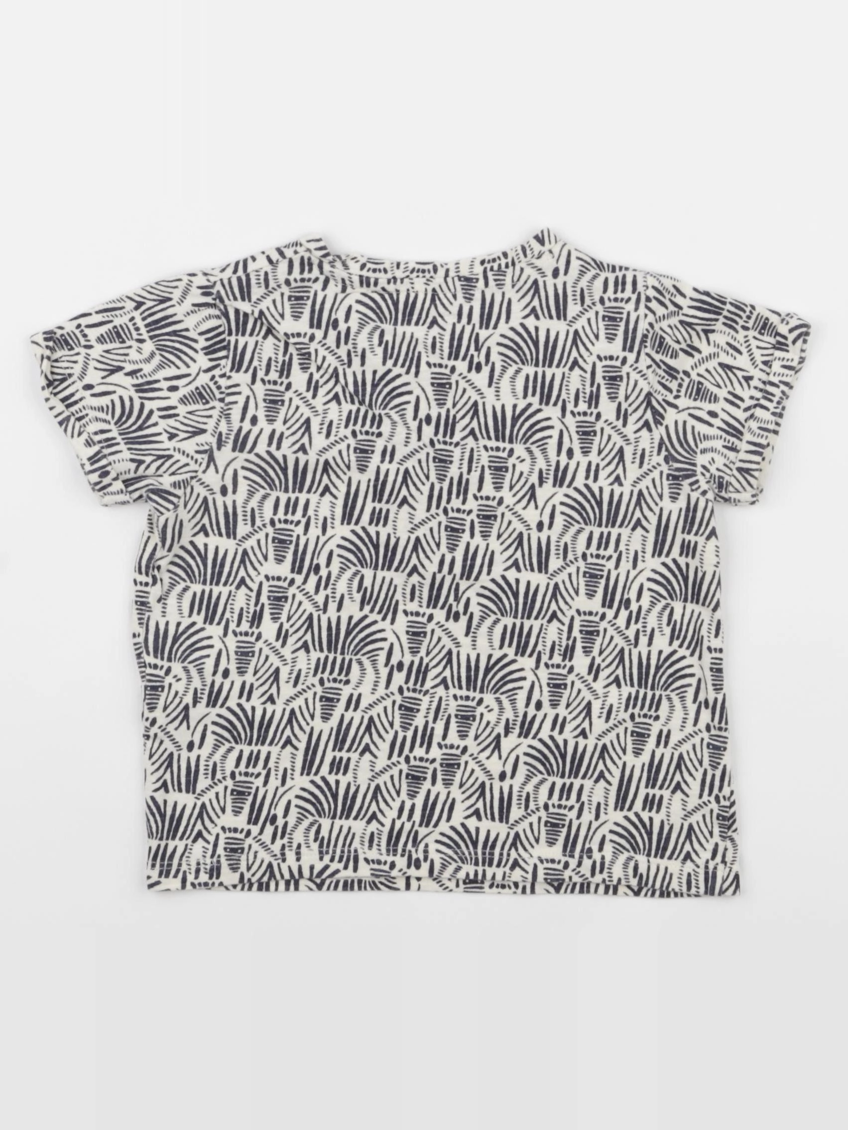 Vertbaudet - tee-shirt bleu - 2 ans