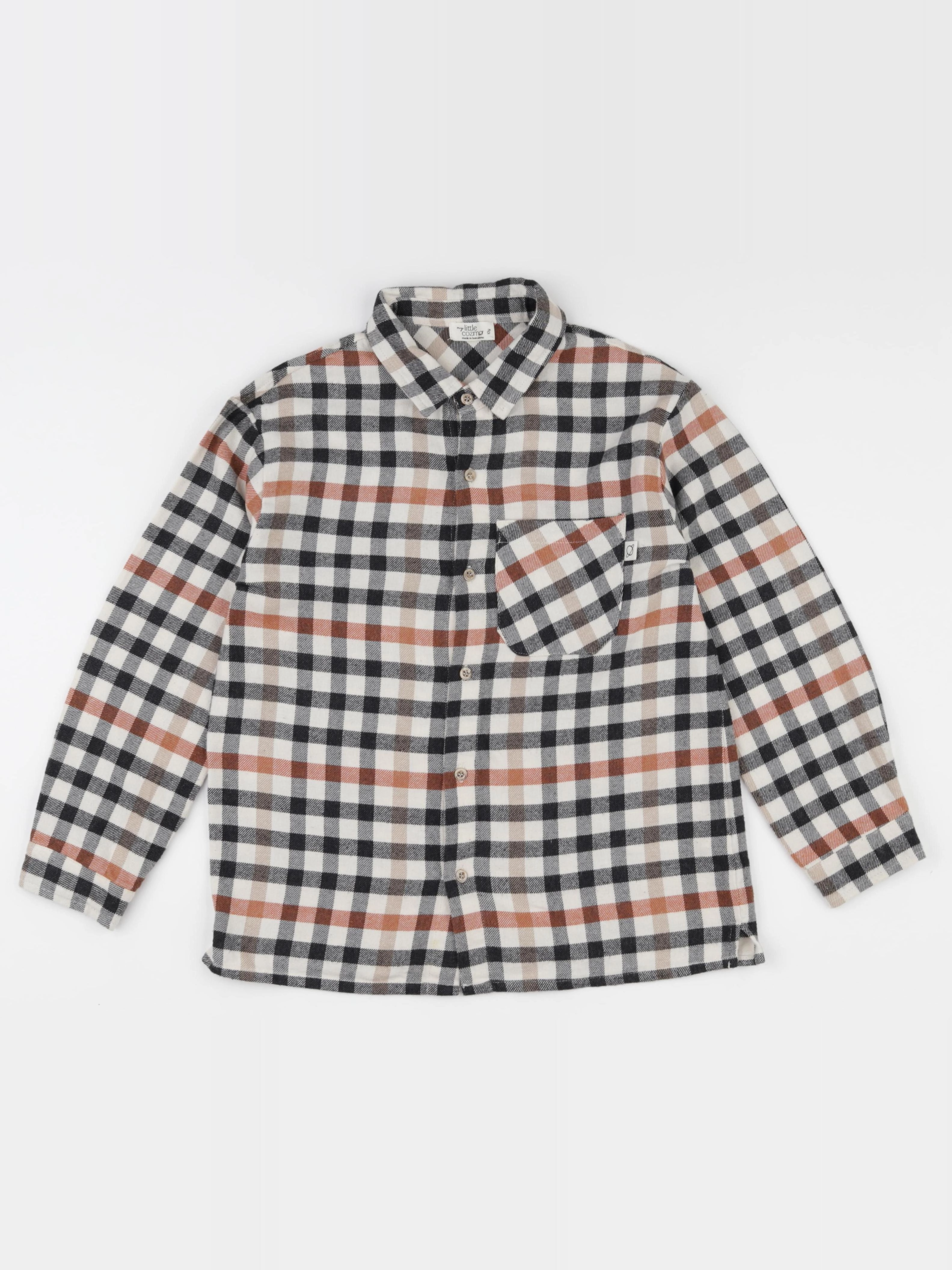 My little cozmo - chemise noir - 10 ans