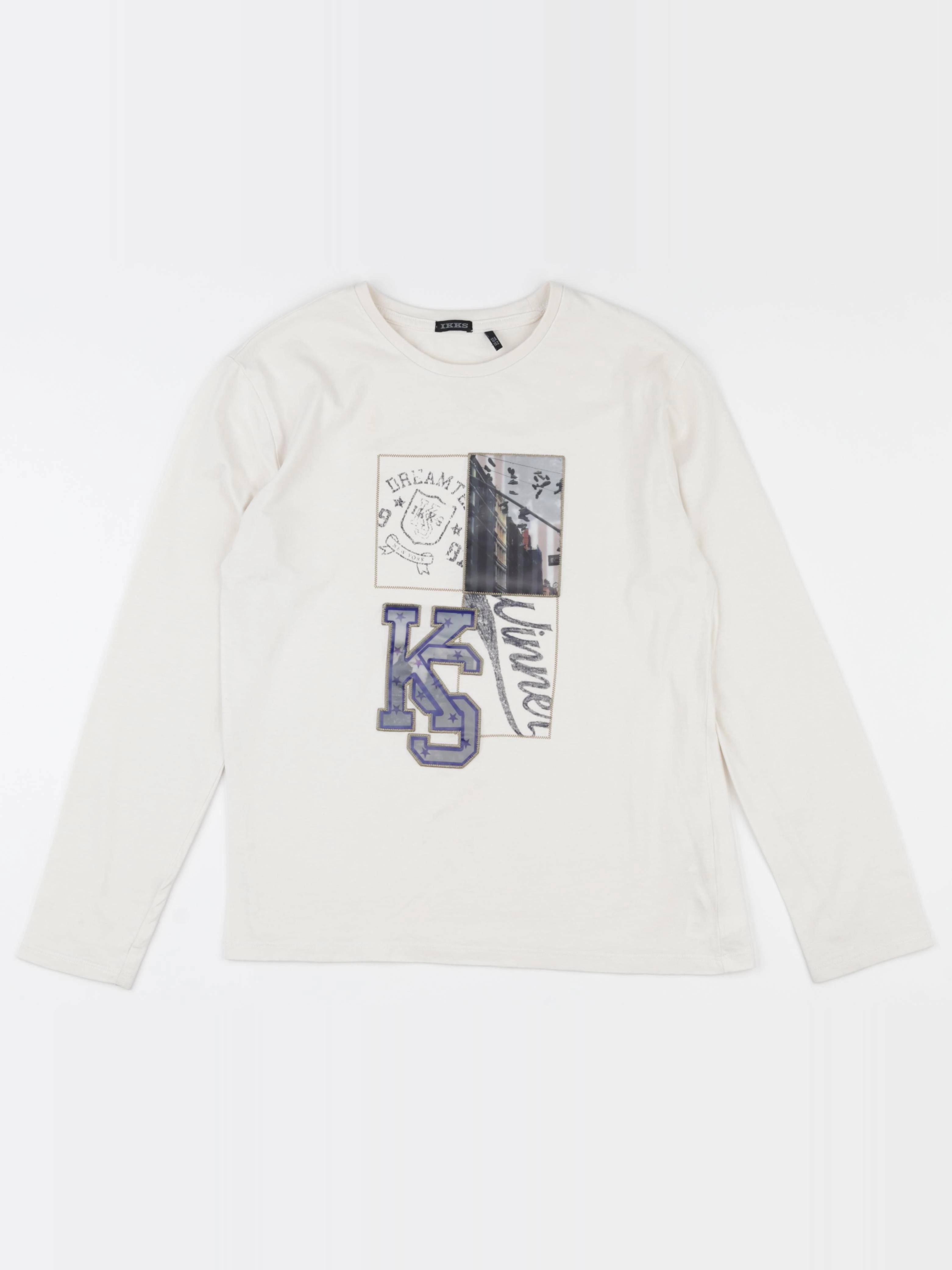 IKKS - tee-shirt beige - 12 ans