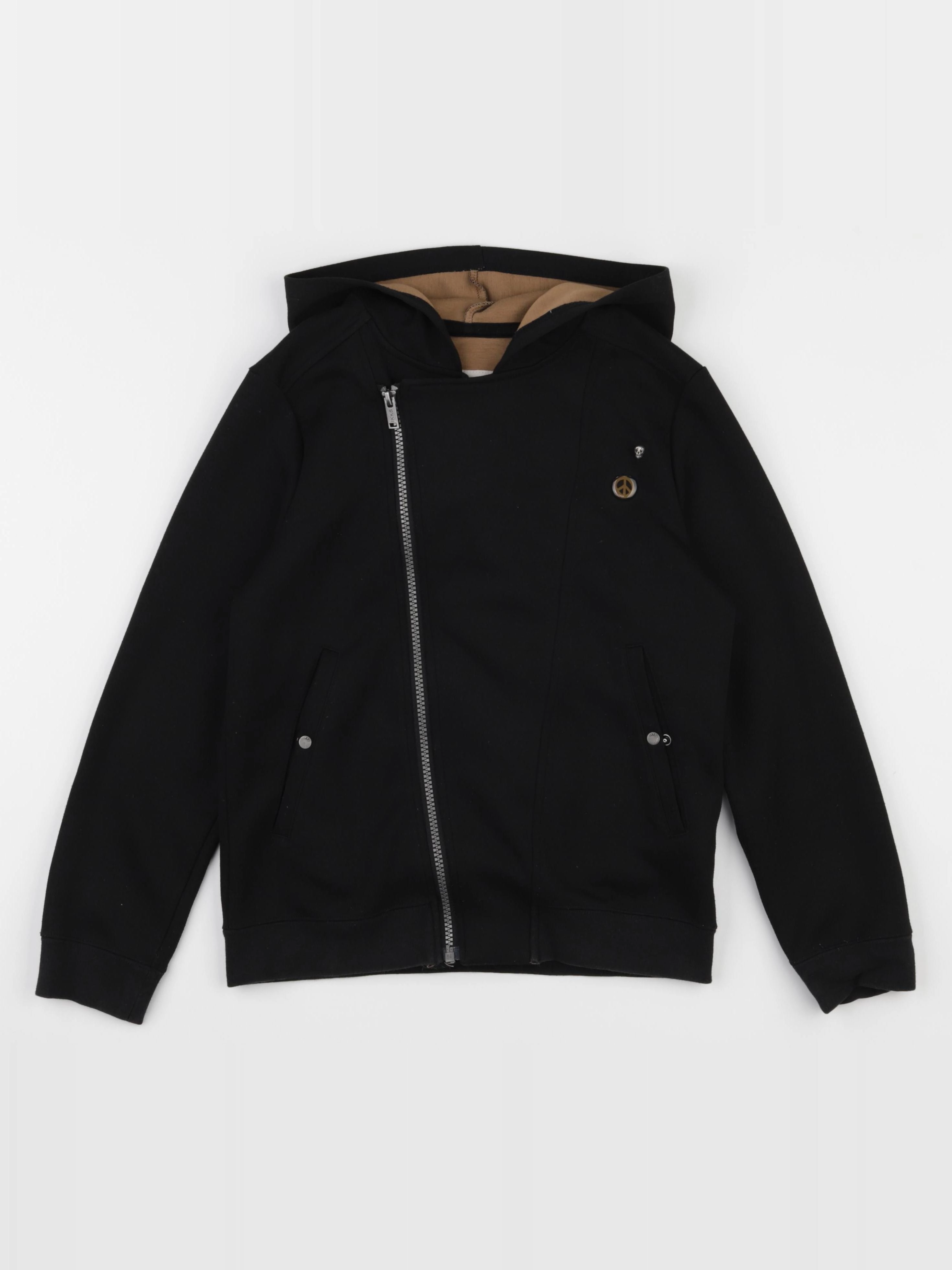 IKKS - sweat noir - 10 ans