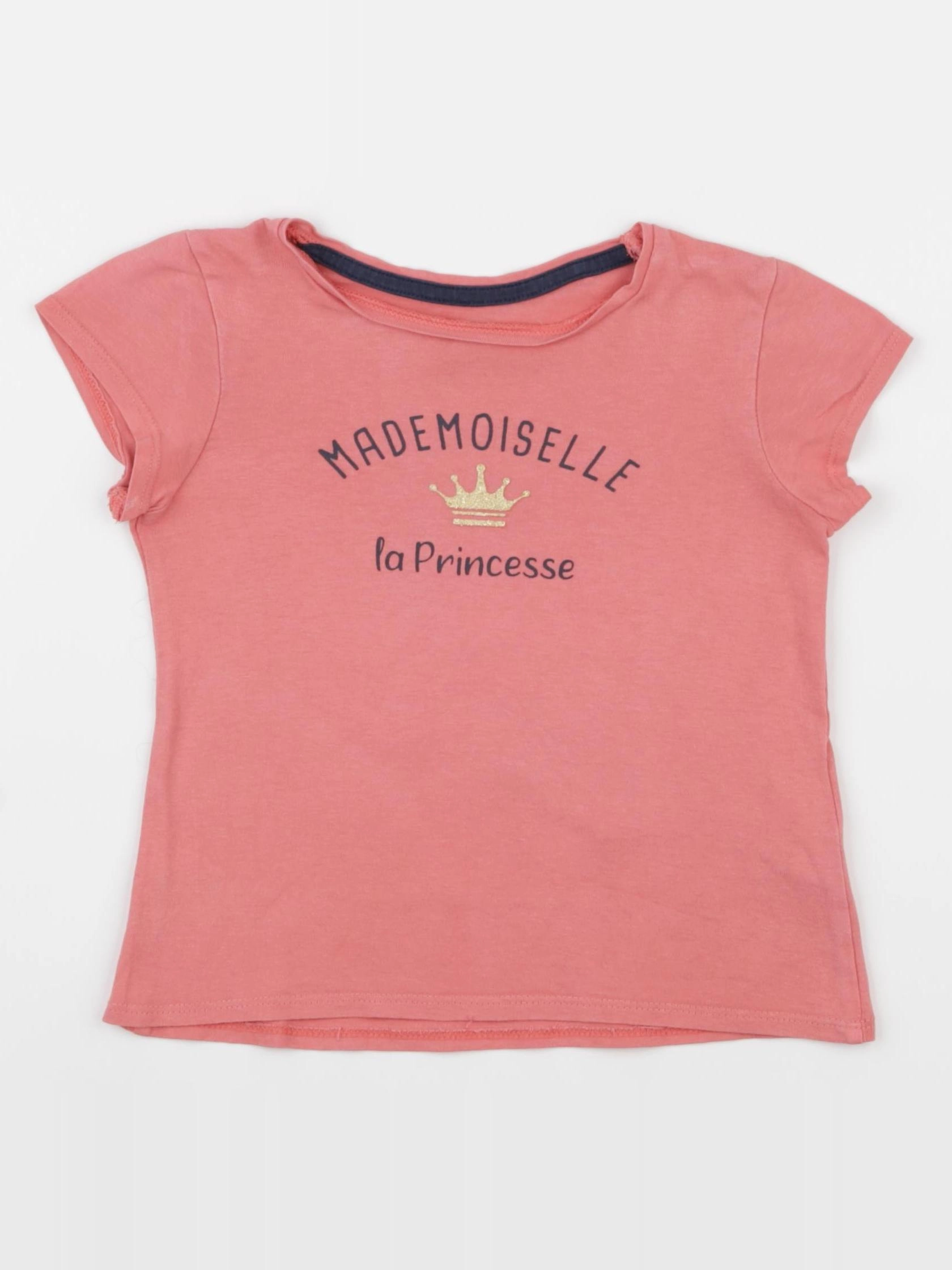 Vertbaudet - tee-shirt rose - 3 ans