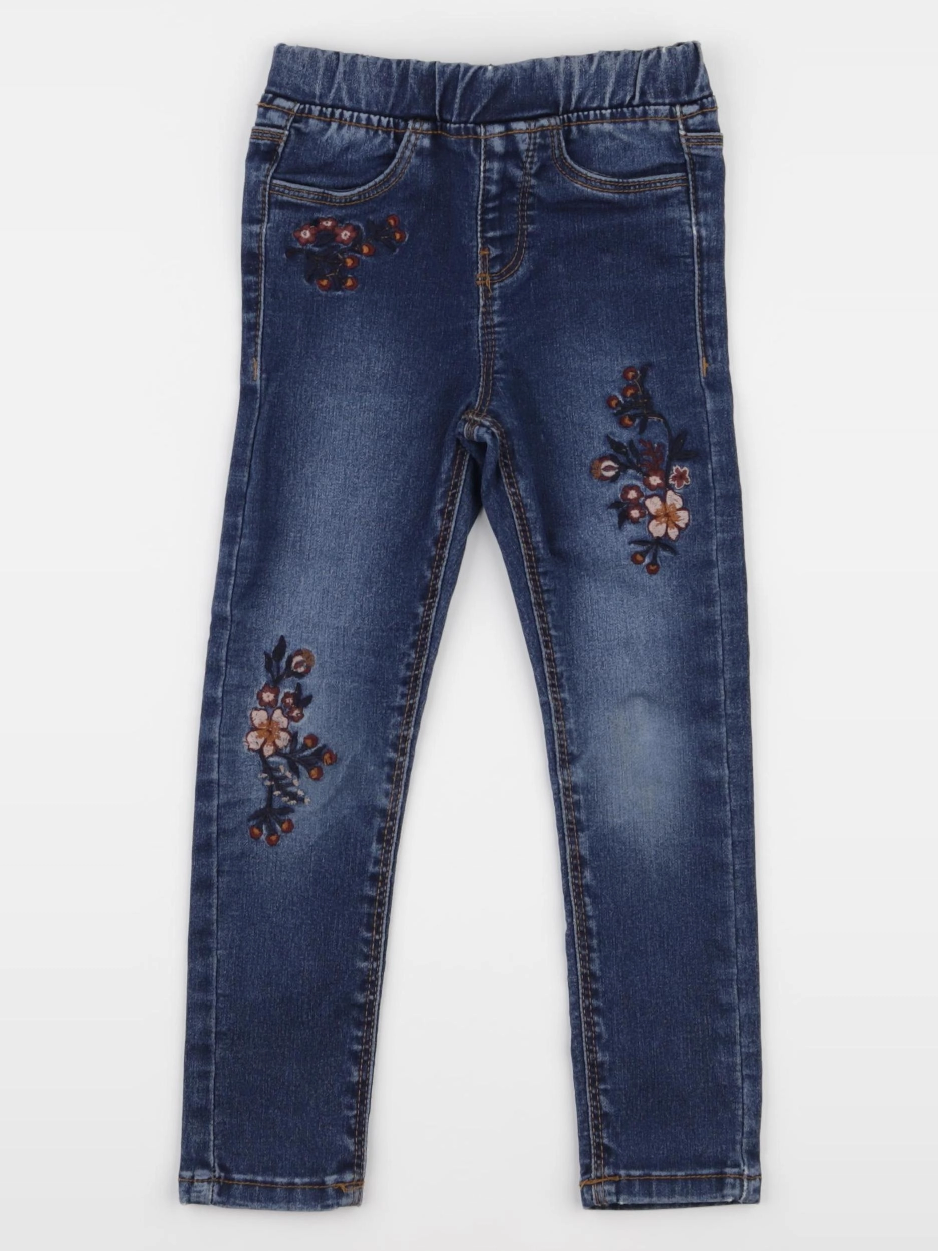 Vertbaudet - jegging bleu - 4 ans