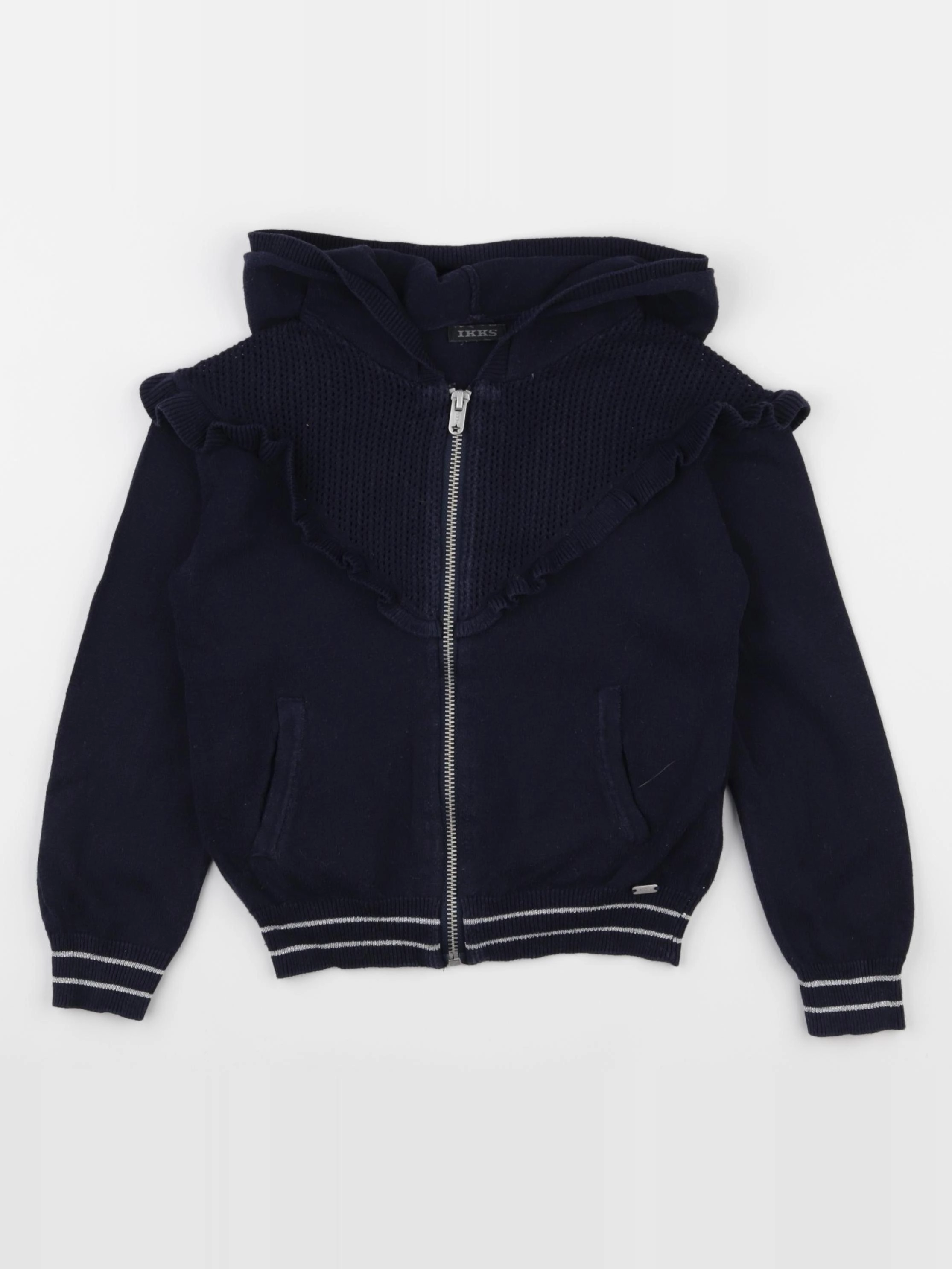 IKKS - gilet bleu - 4 ans