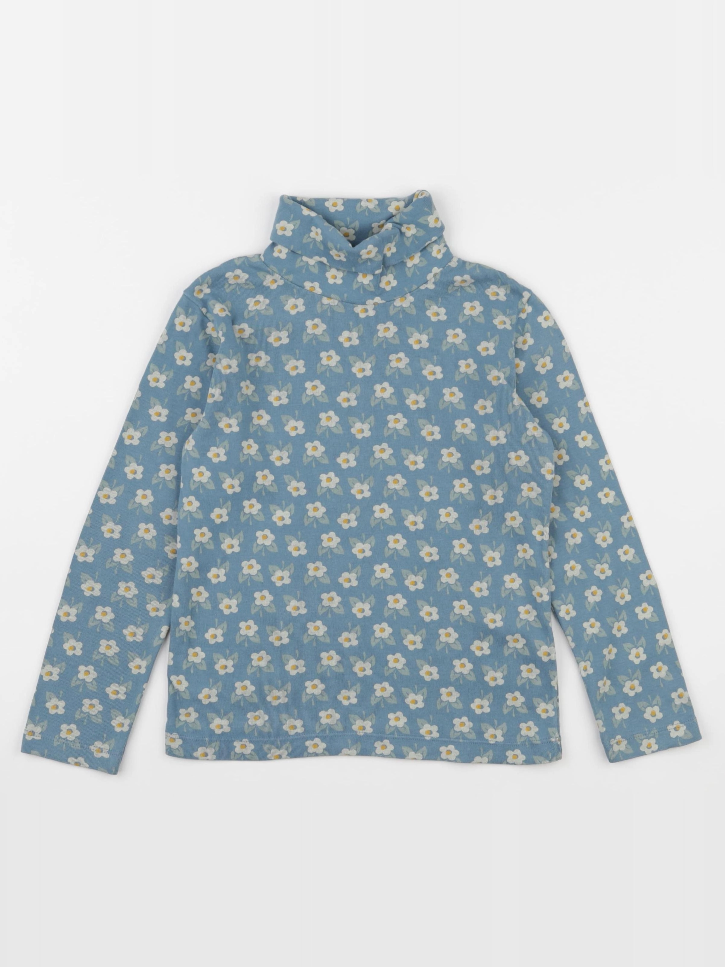 Petit Bateau - sous-pull bleu - 6 ans