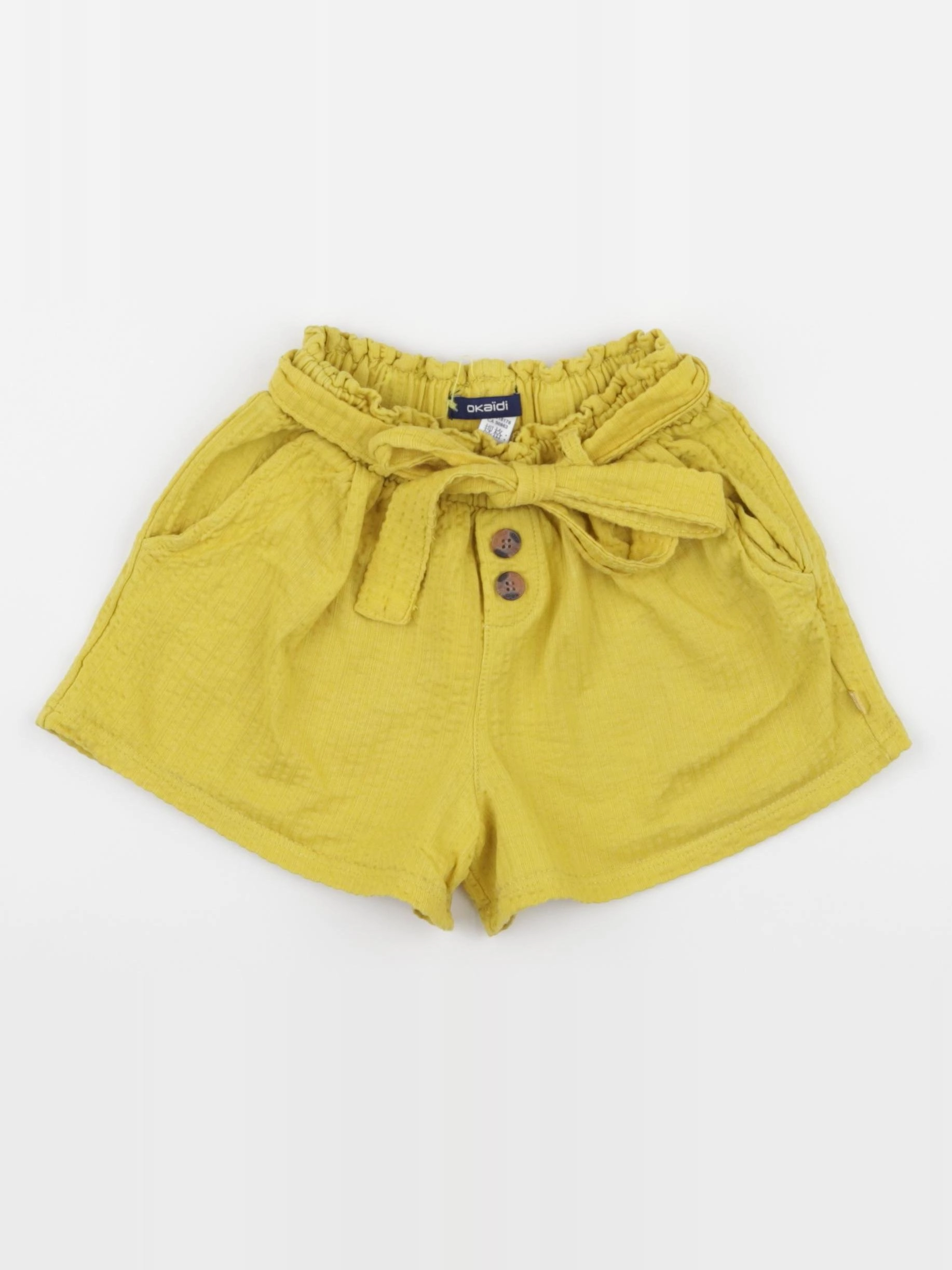 Okaidi - short jaune - 6 ans