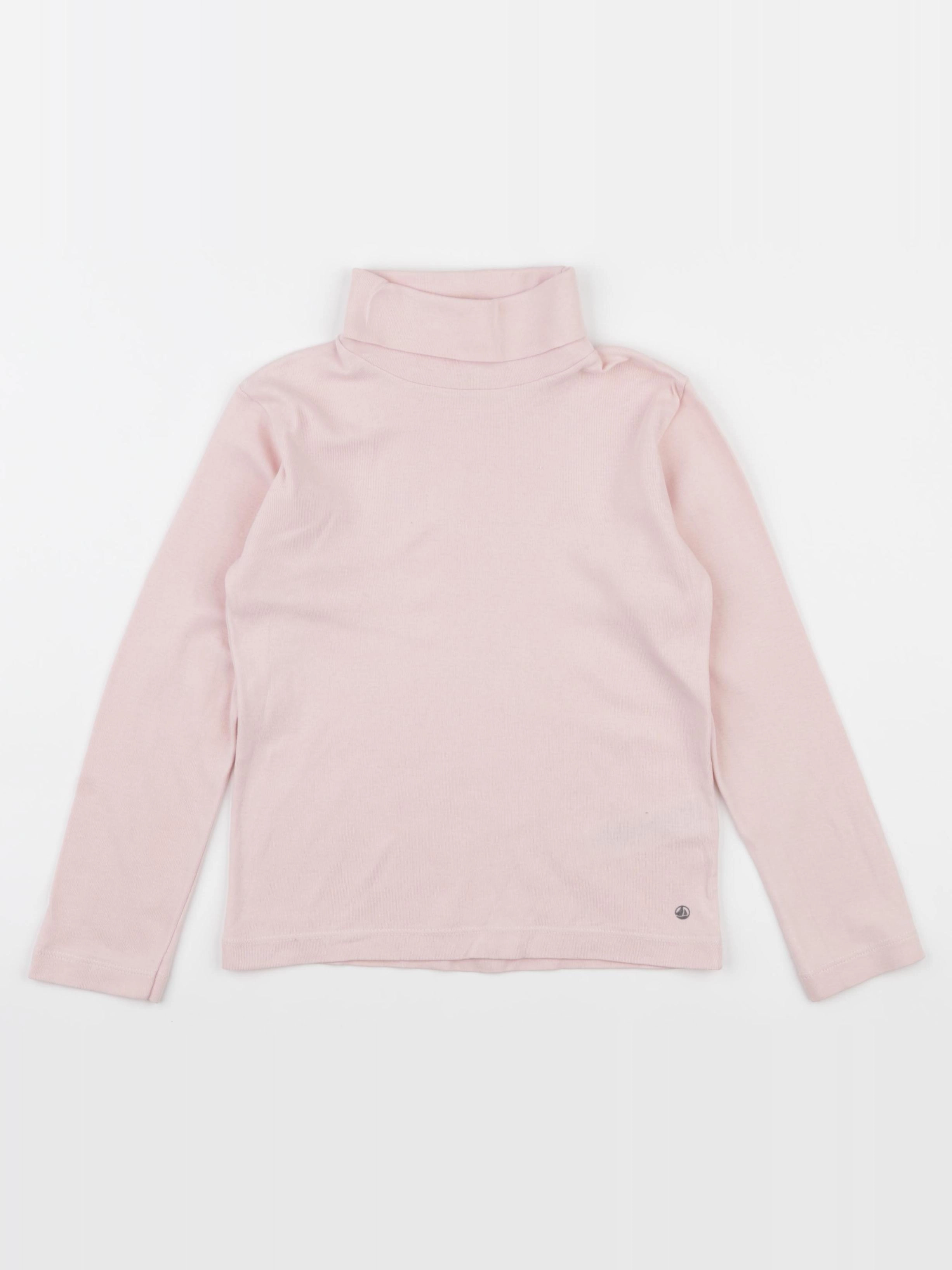 Petit Bateau - sous-pull rose - 6 ans