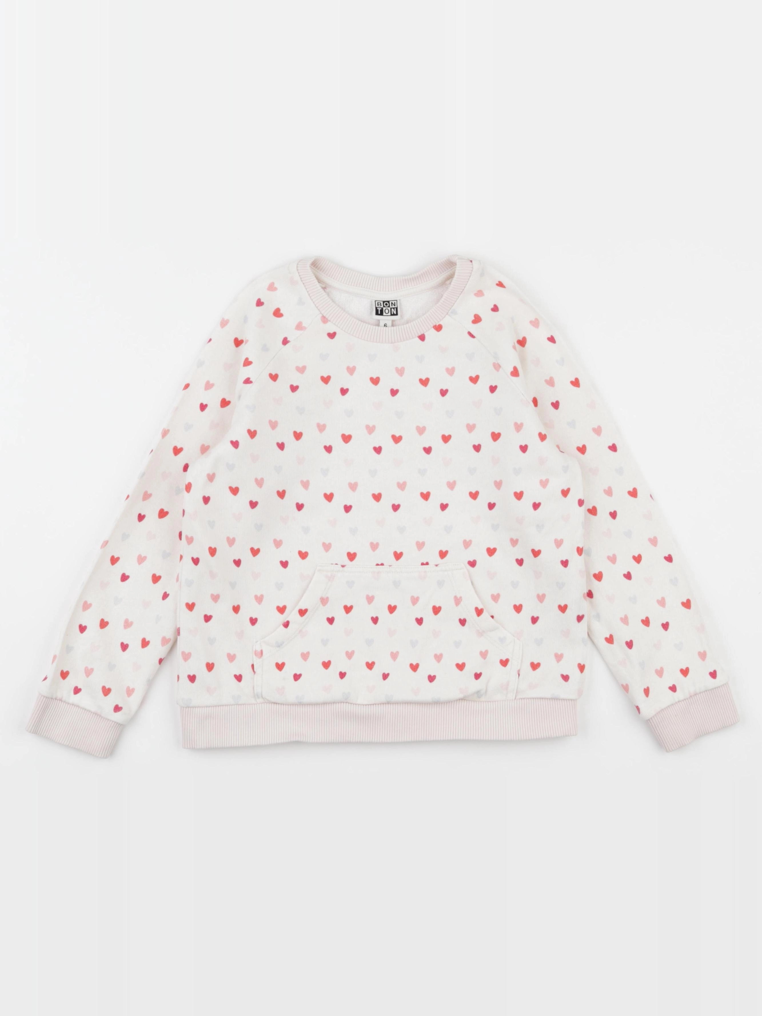 Bonton - sweat rose - 6 ans