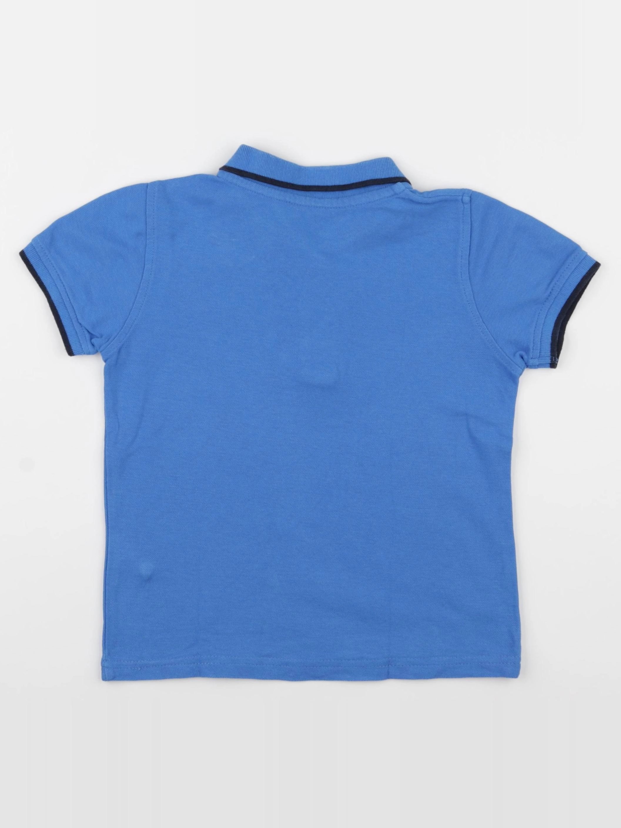 Vertbaudet - polo bleu - 6 ans