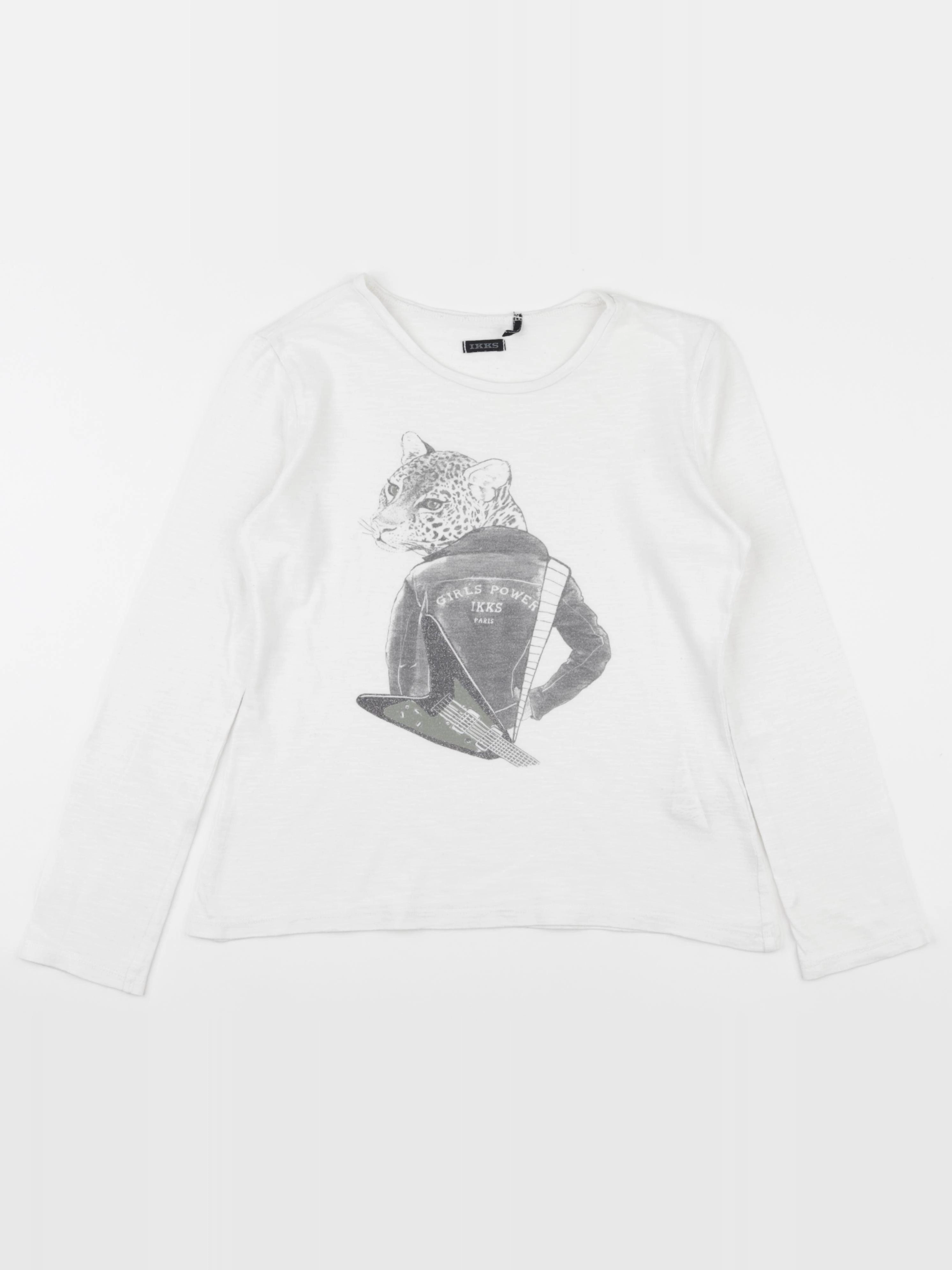 IKKS - tee-shirt blanc - 12 ans