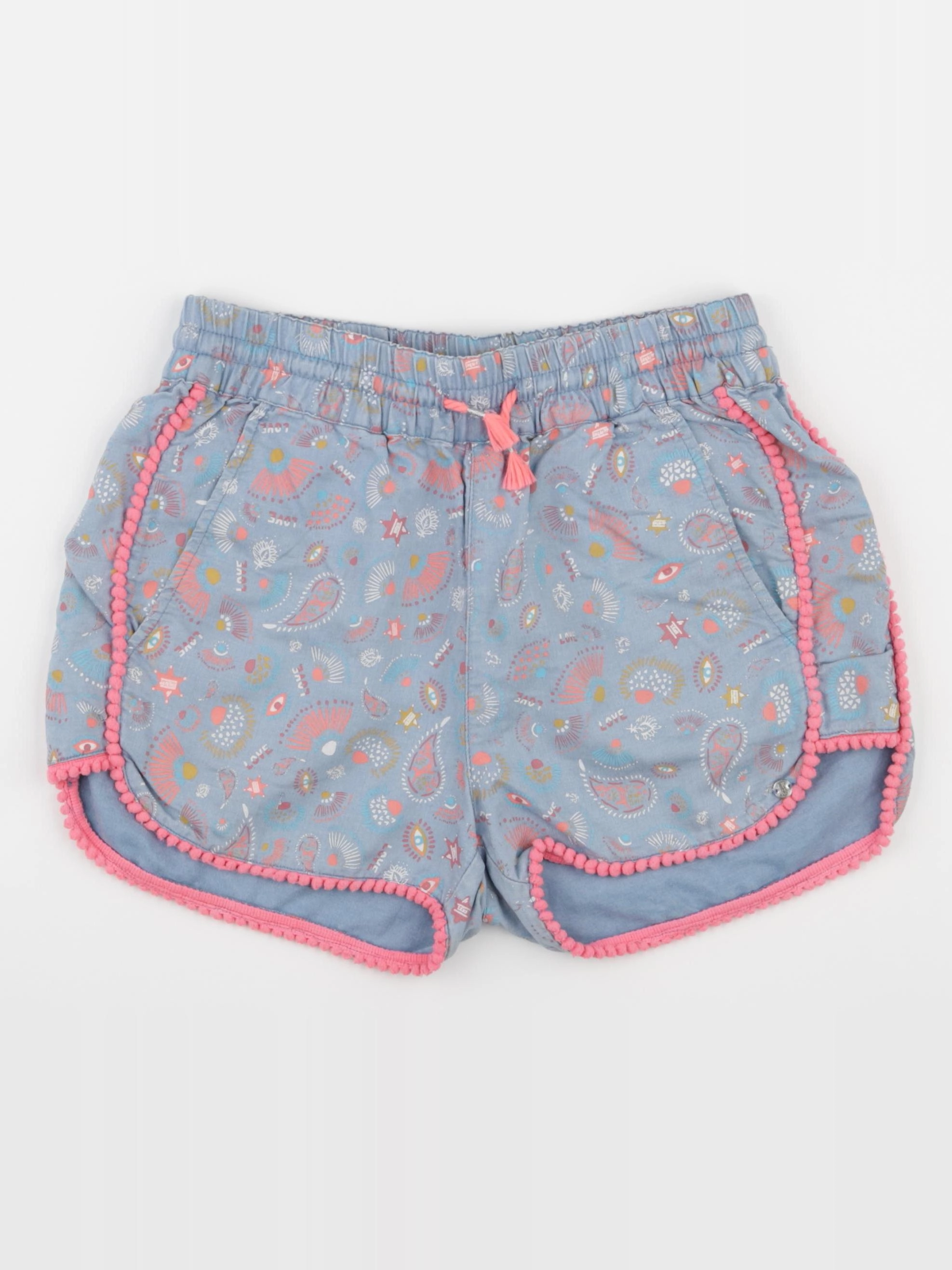 IKKS - short bleu - 12 ans