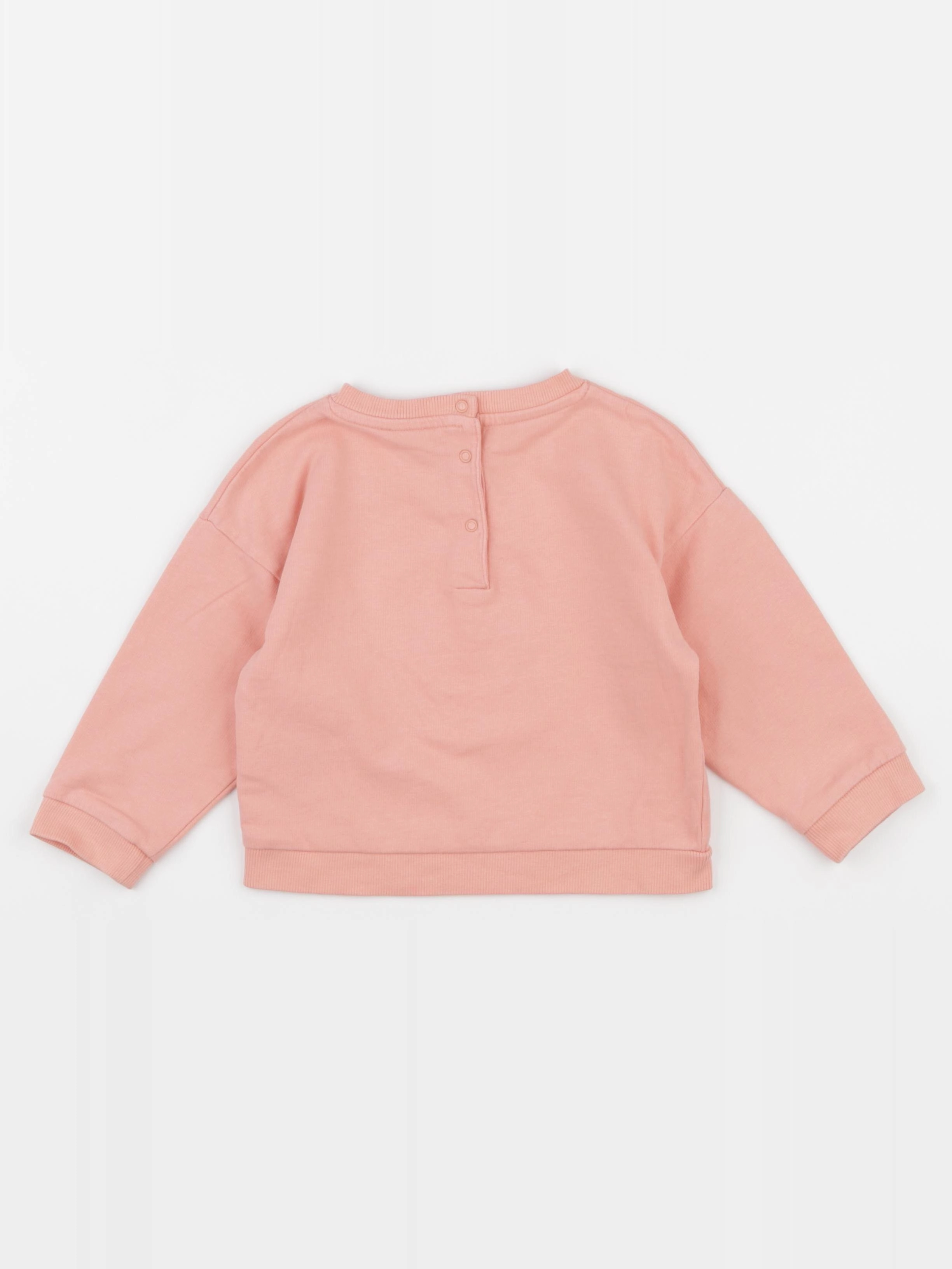 Vertbaudet - sweat rose - 24 mois