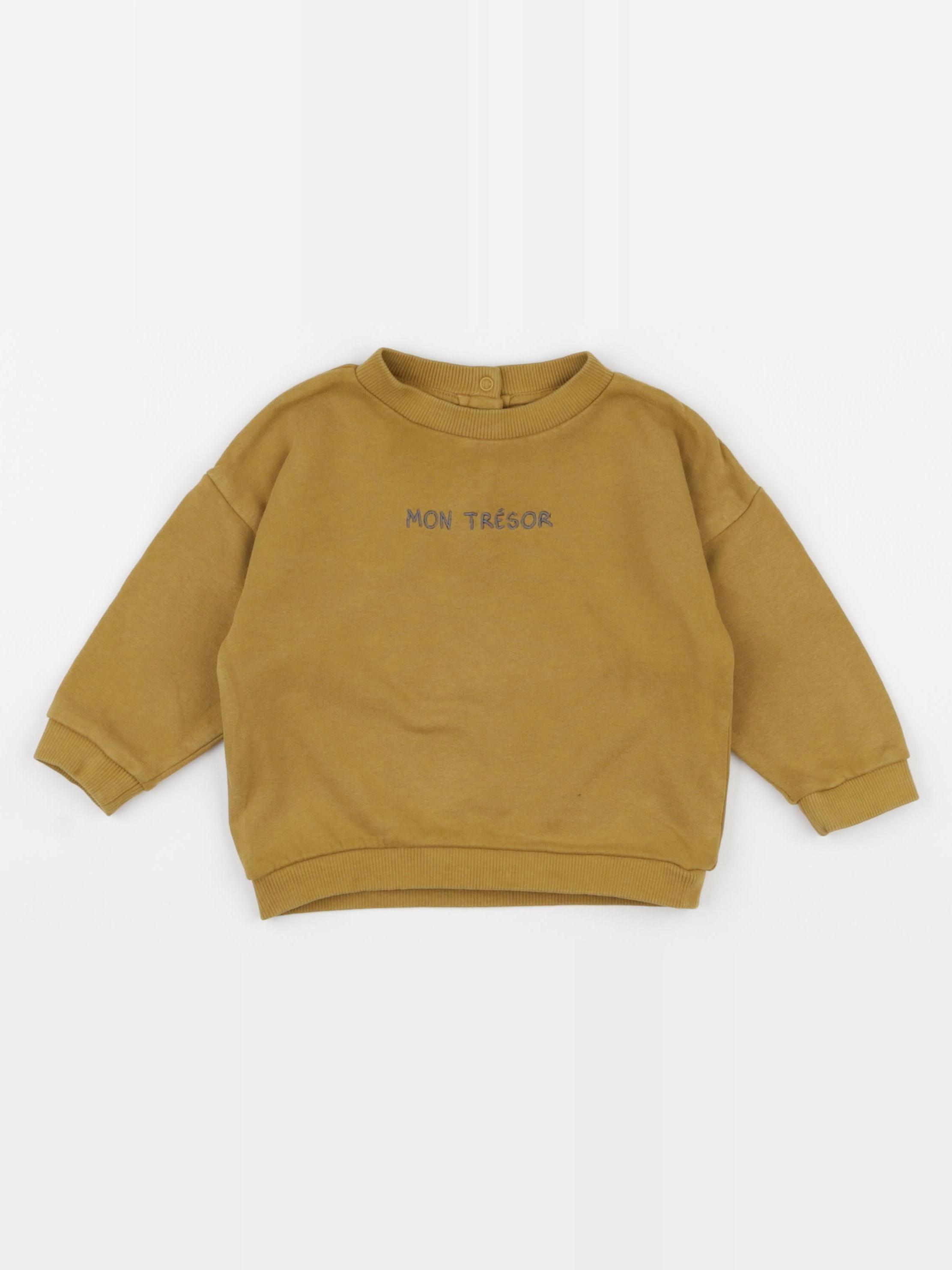 Vertbaudet - sweat vert - 12 mois