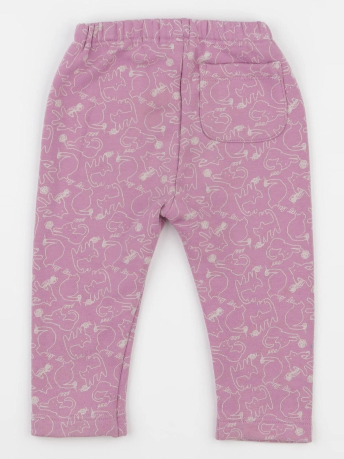 Uniqlo - legging rose - 12/18 mois