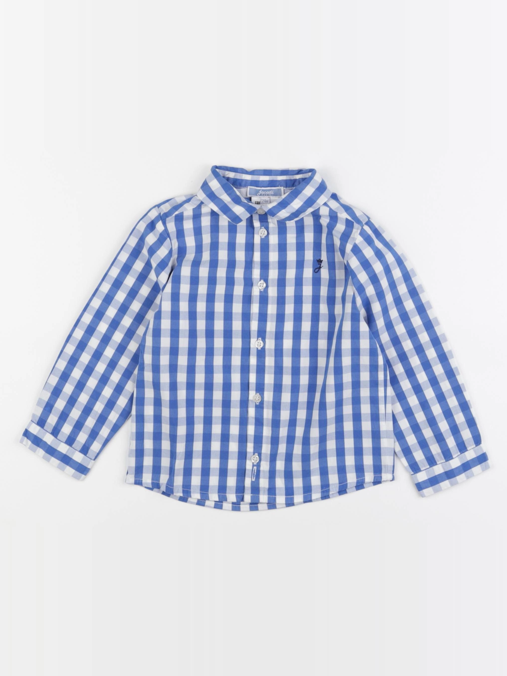 Jacadi - chemise bleu - 24 mois