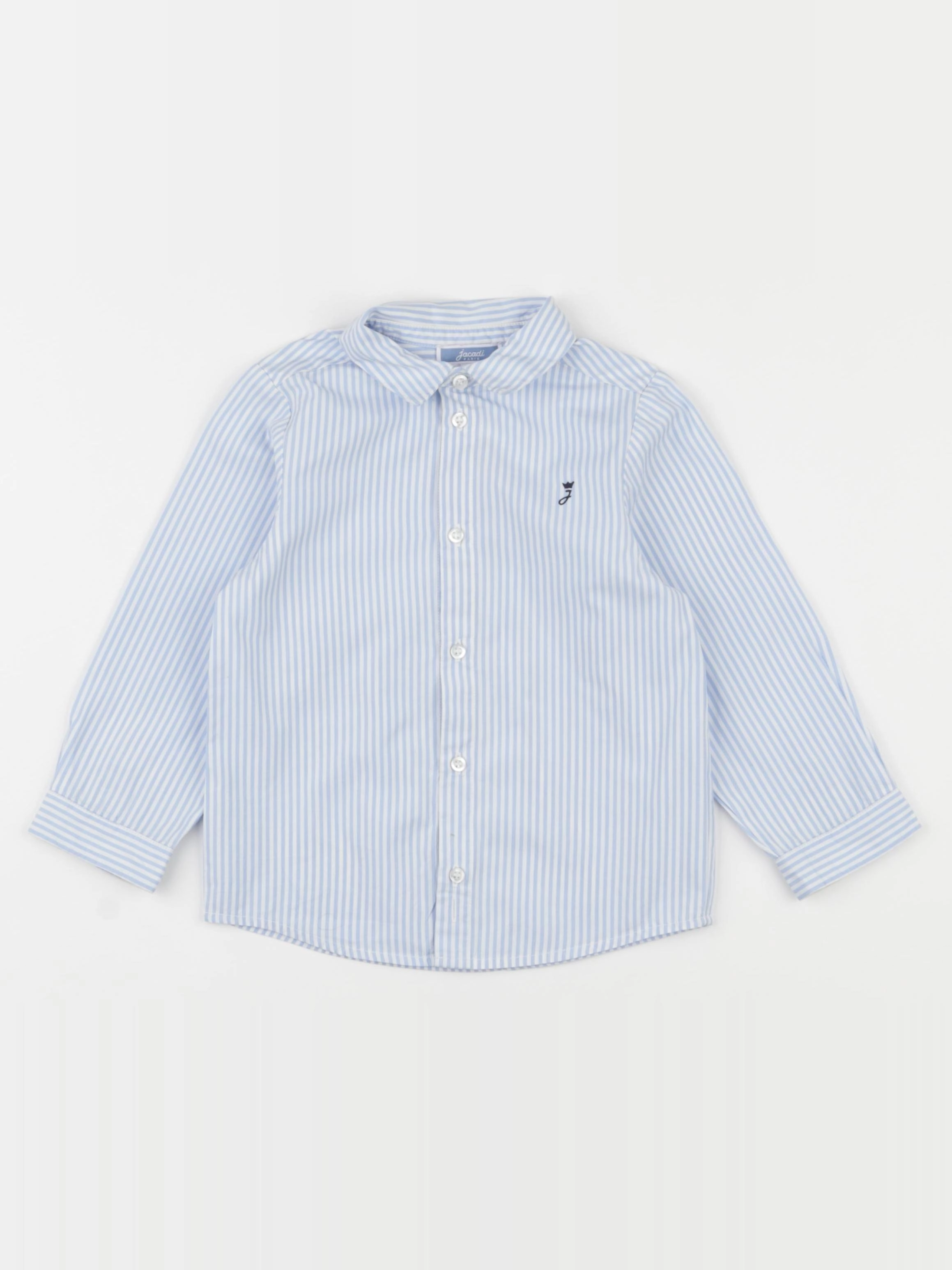 Jacadi - chemise blanc, bleu - 36 mois