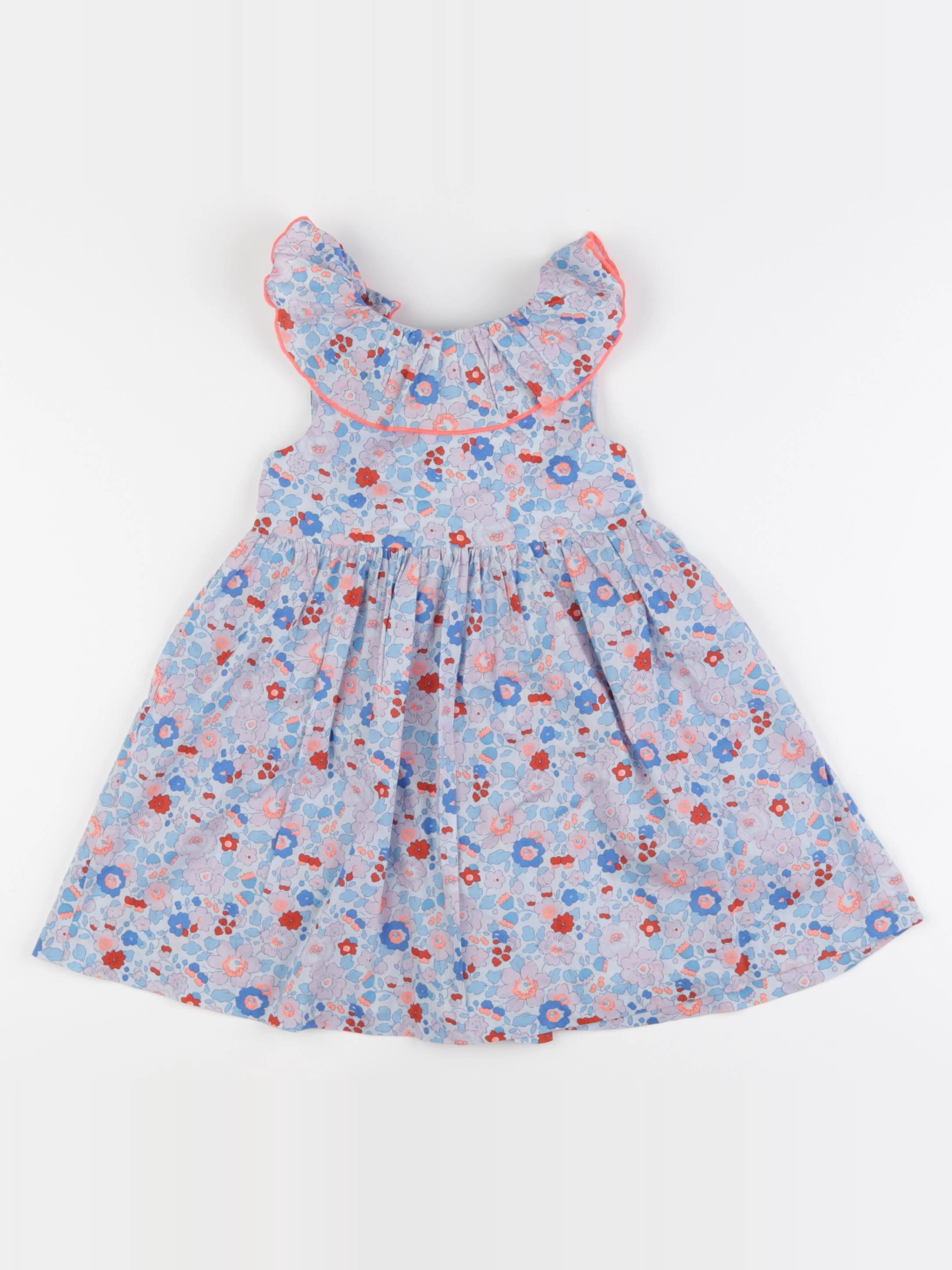 Jacadi - robe liberty multicolore - 24 mois