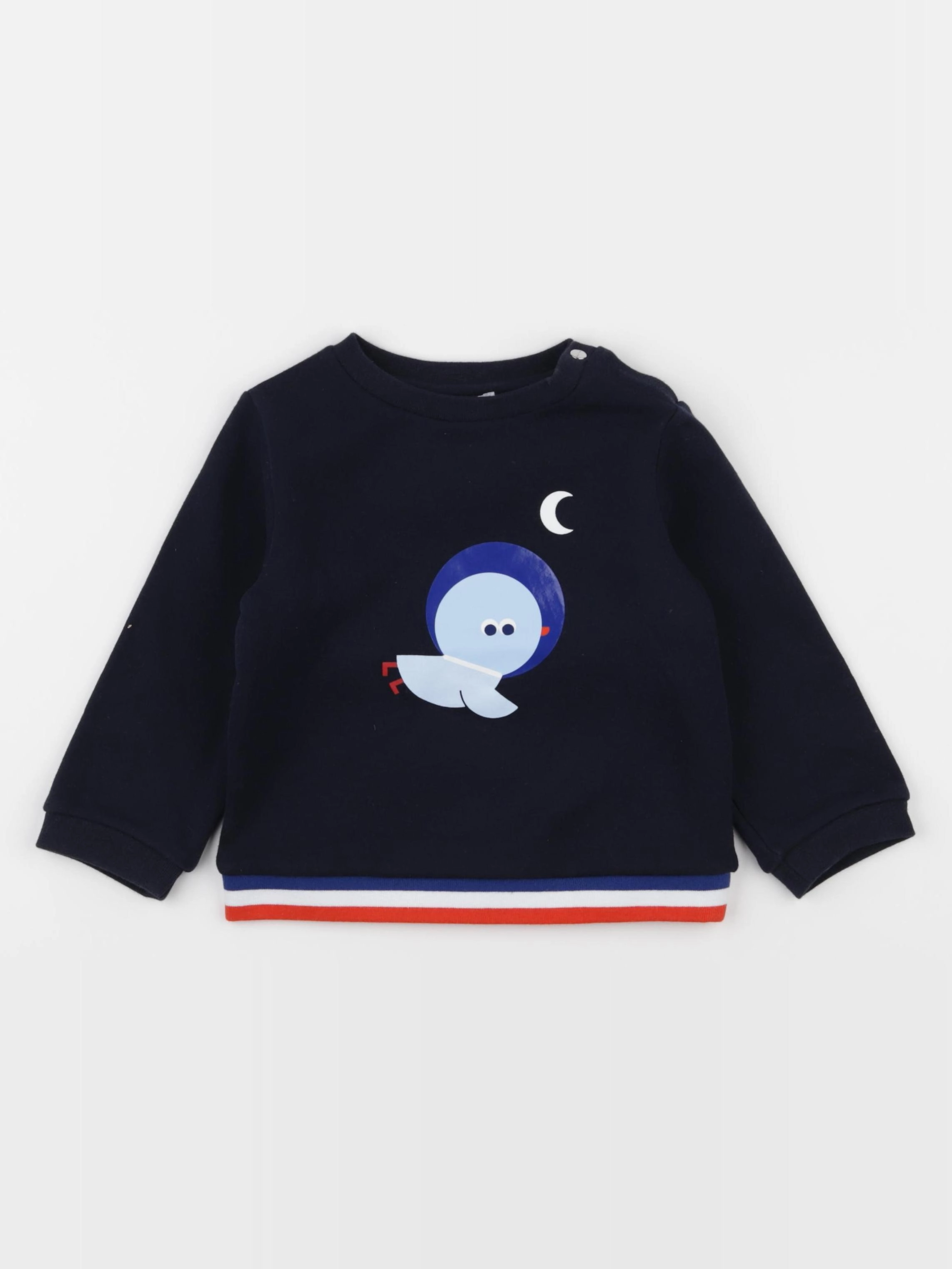 Jacadi - sweat bleu - 36 mois