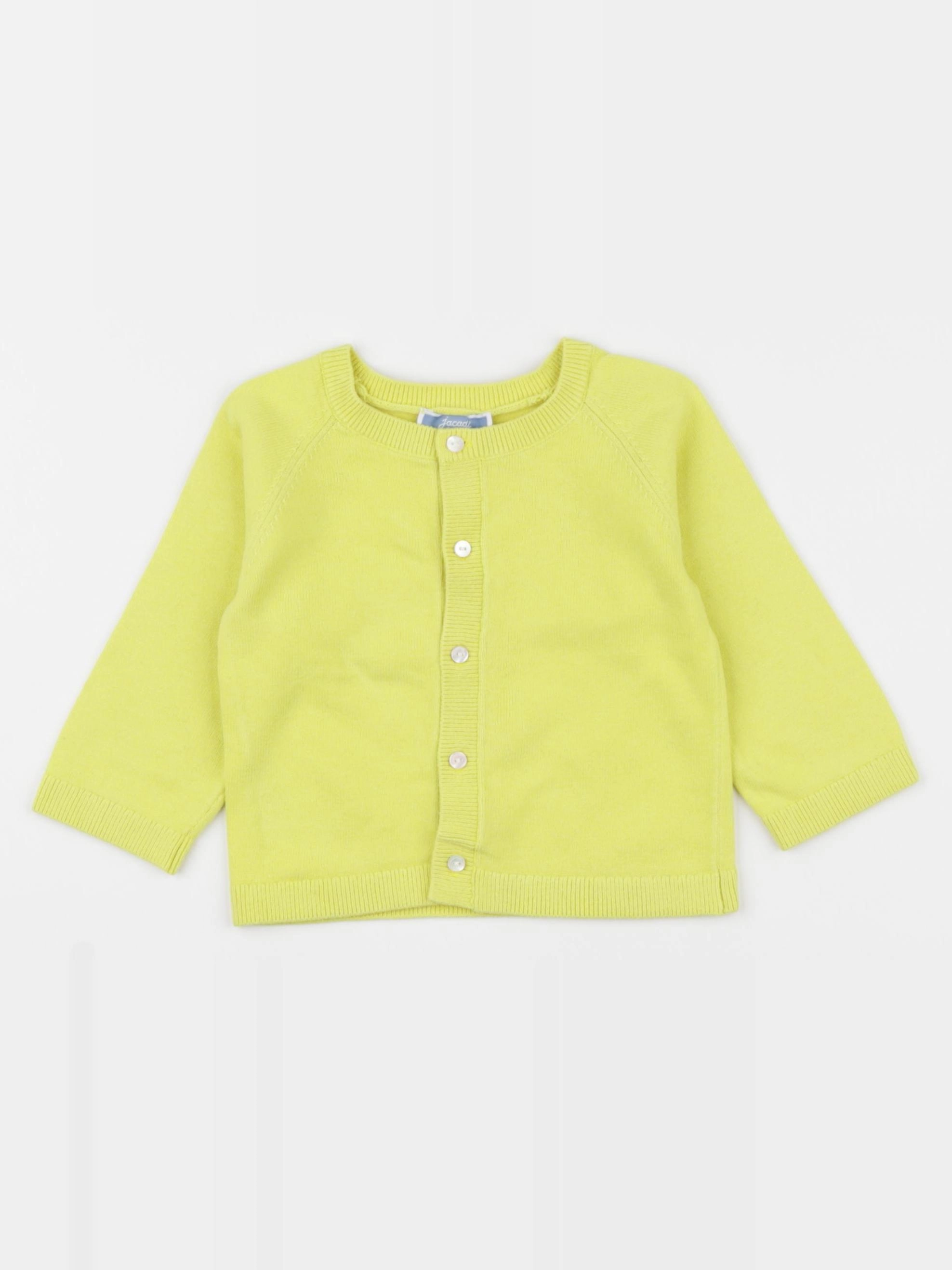 Jacadi - gilet jaune - 12 mois
