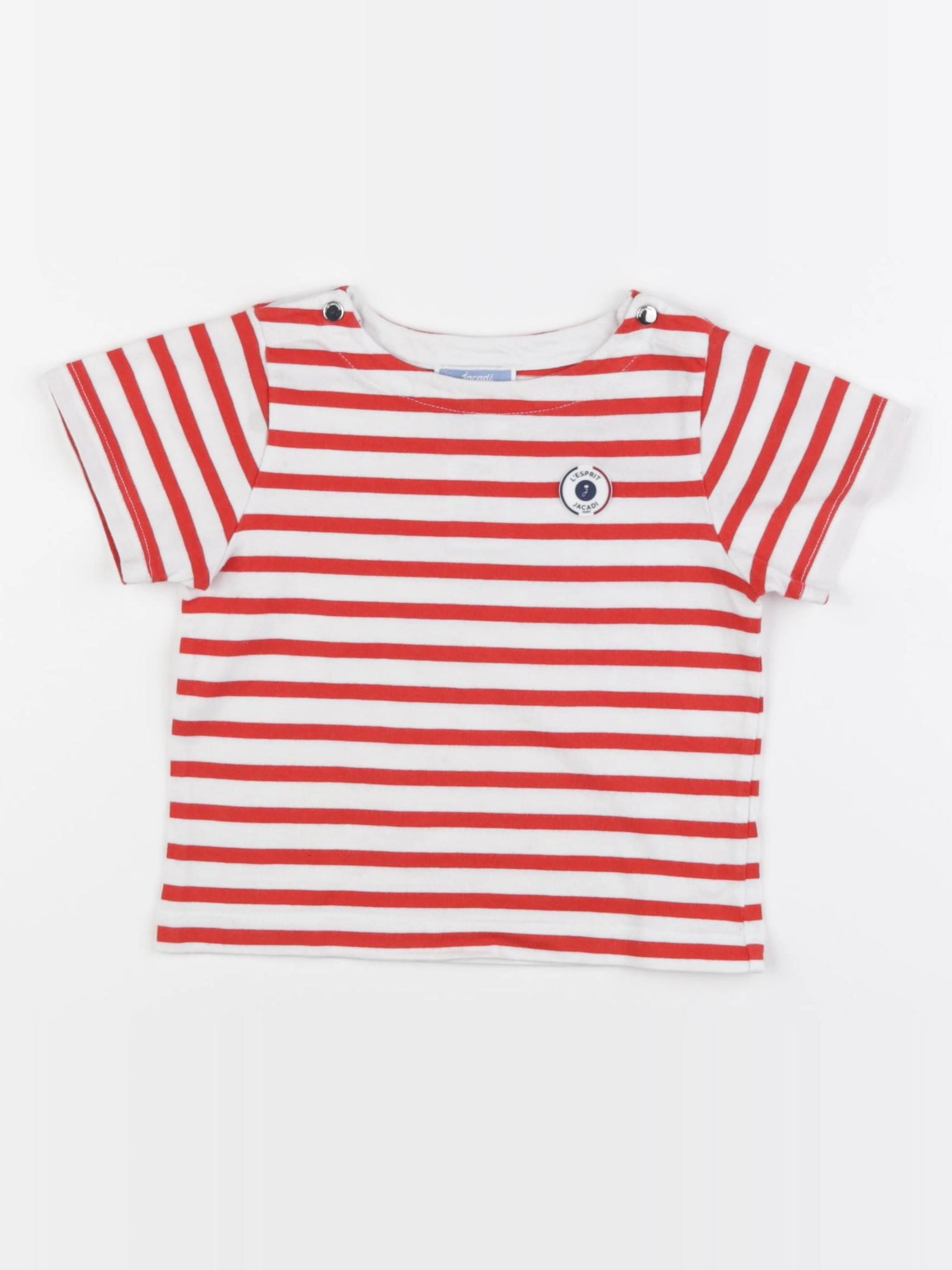 Jacadi - tee-shirt rouge - 24 mois