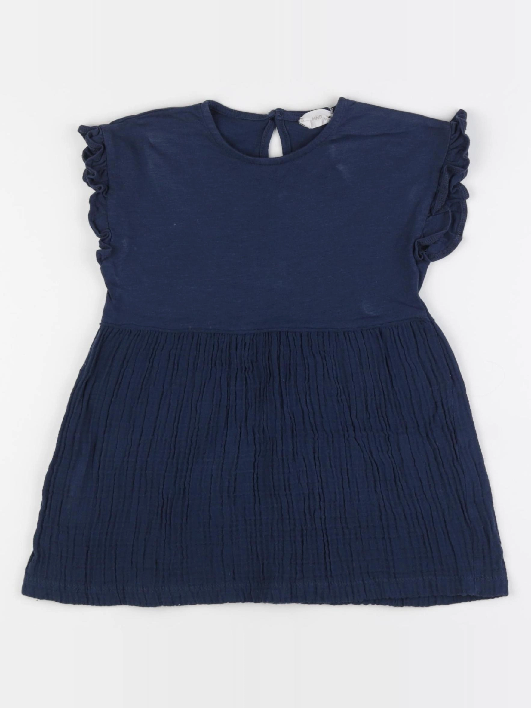 Mango - robe bleu - 18/24 mois