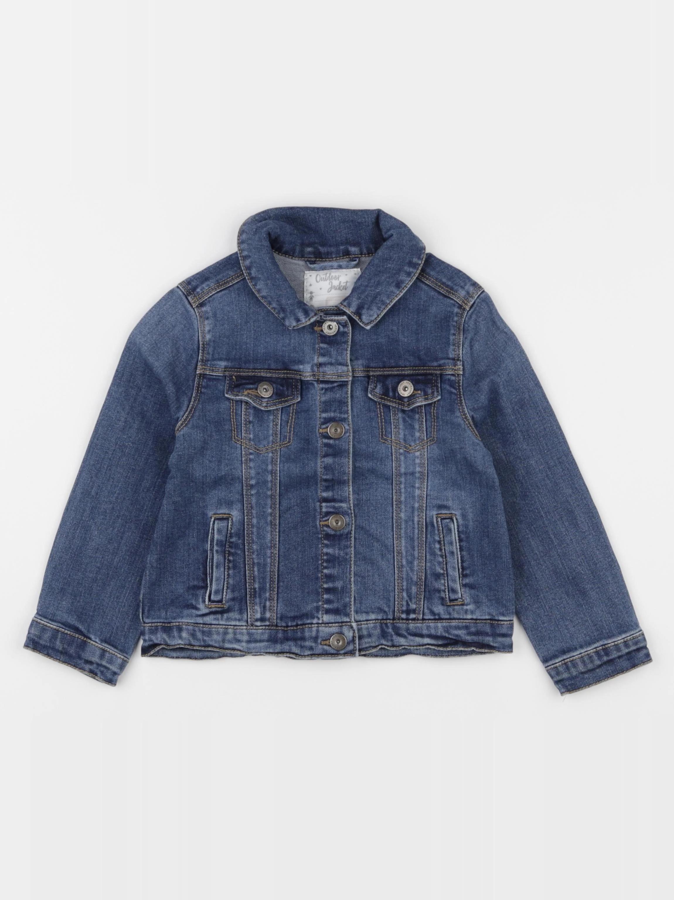 Vertbaudet - veste bleu - 4 ans