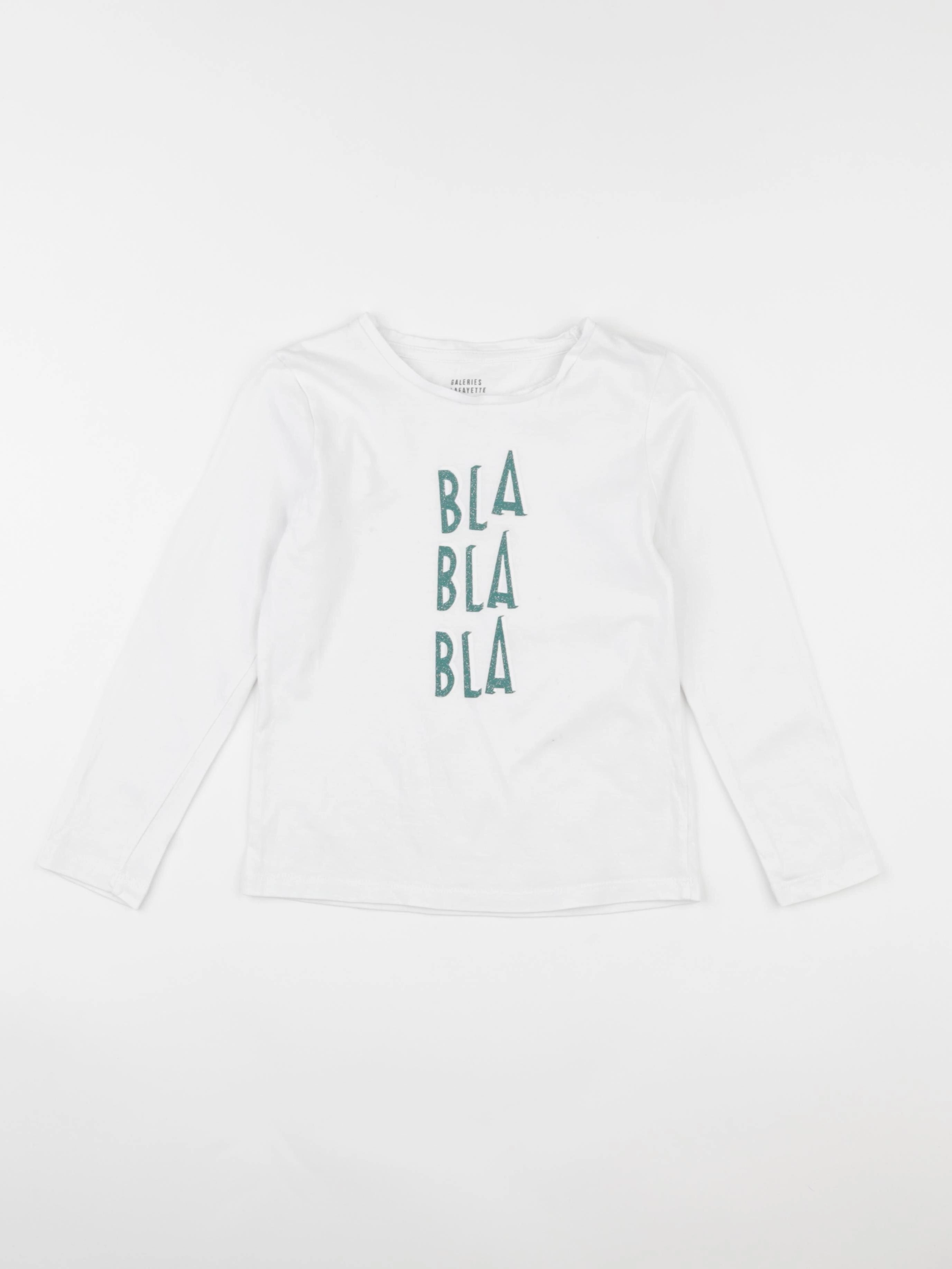 Galeries Lafayette - tee-shirt blanc - 6 ans