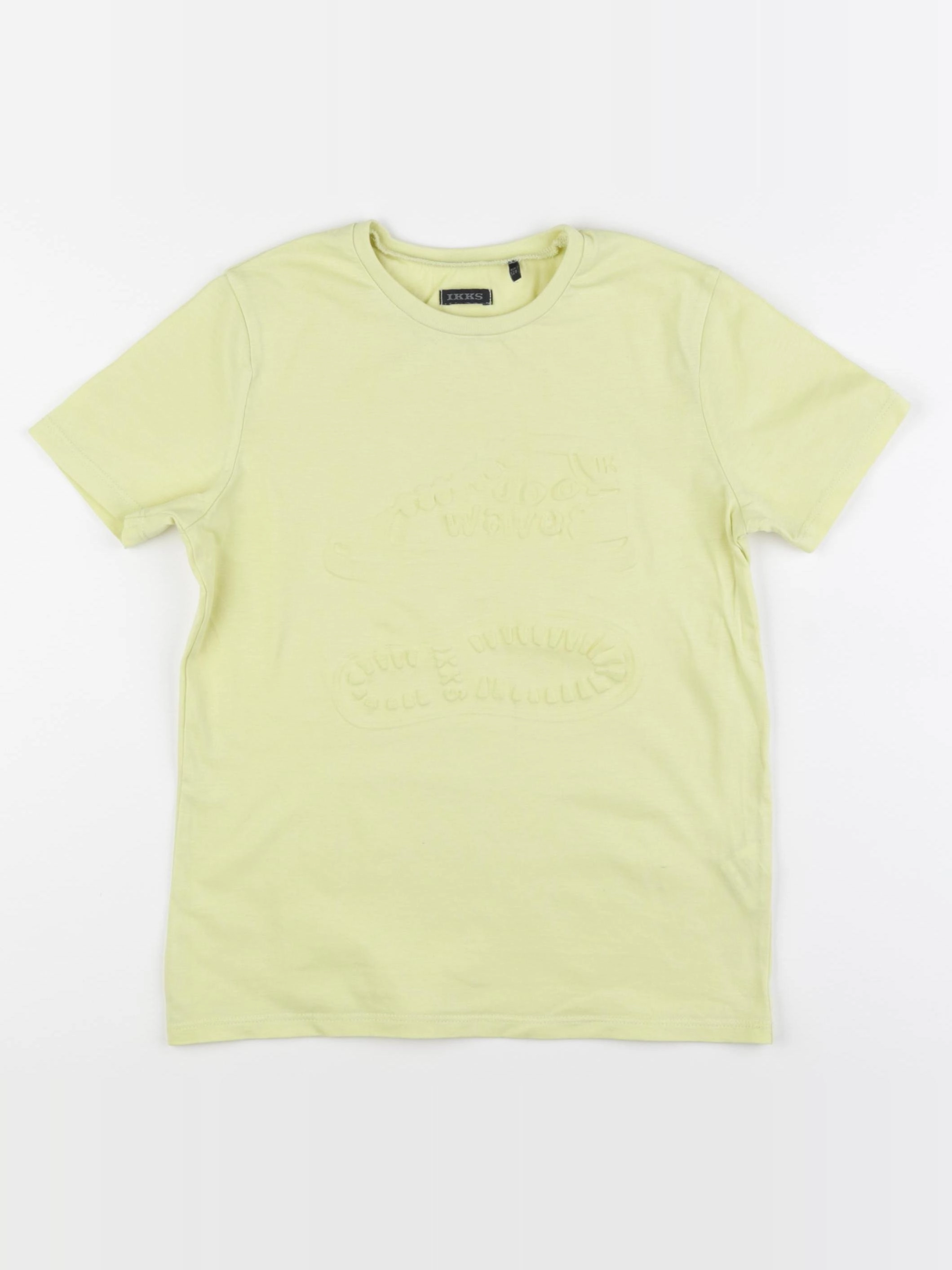 IKKS - tee-shirt jaune - 8 ans