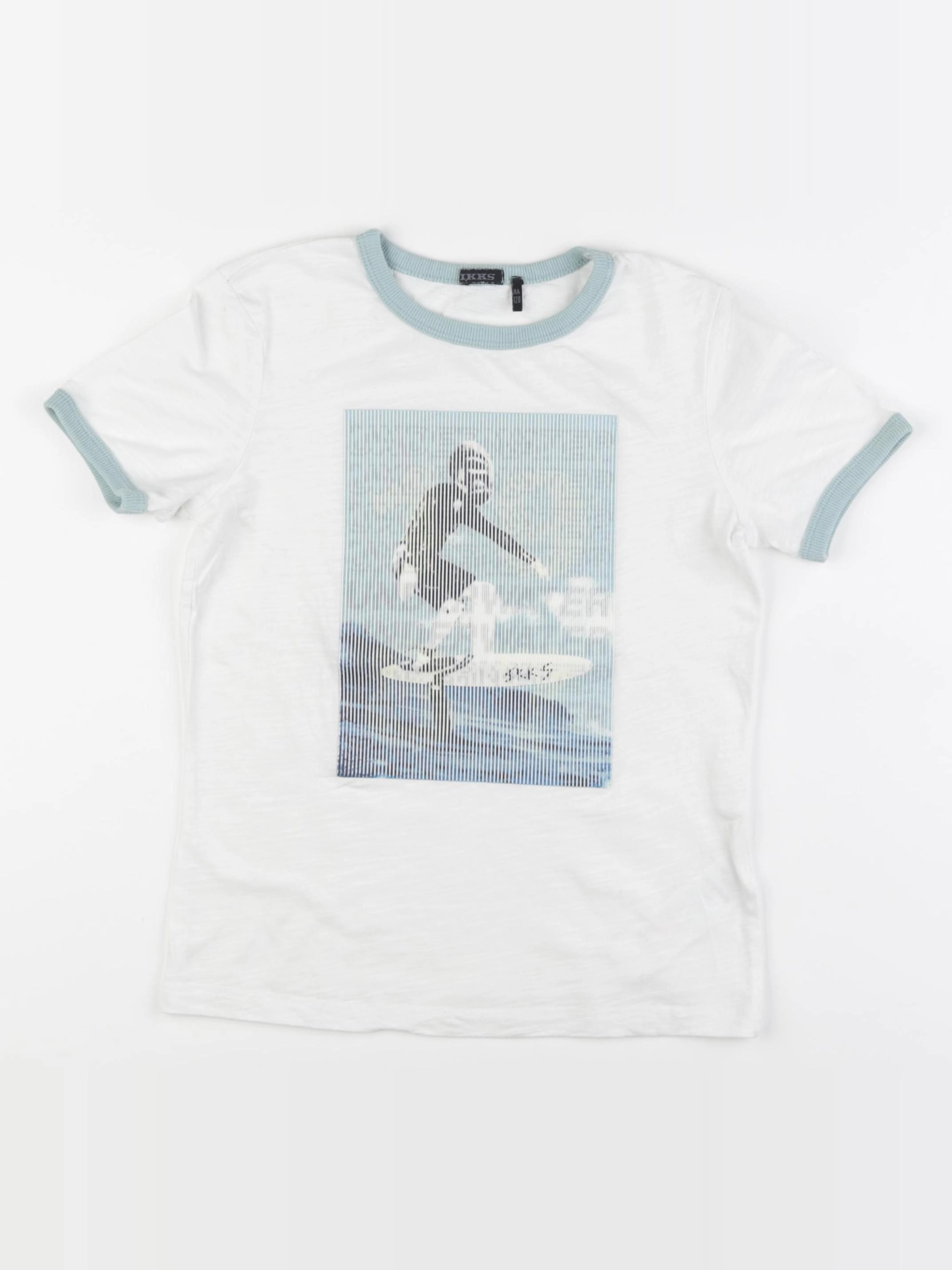 IKKS - tee-shirt vert - 8 ans