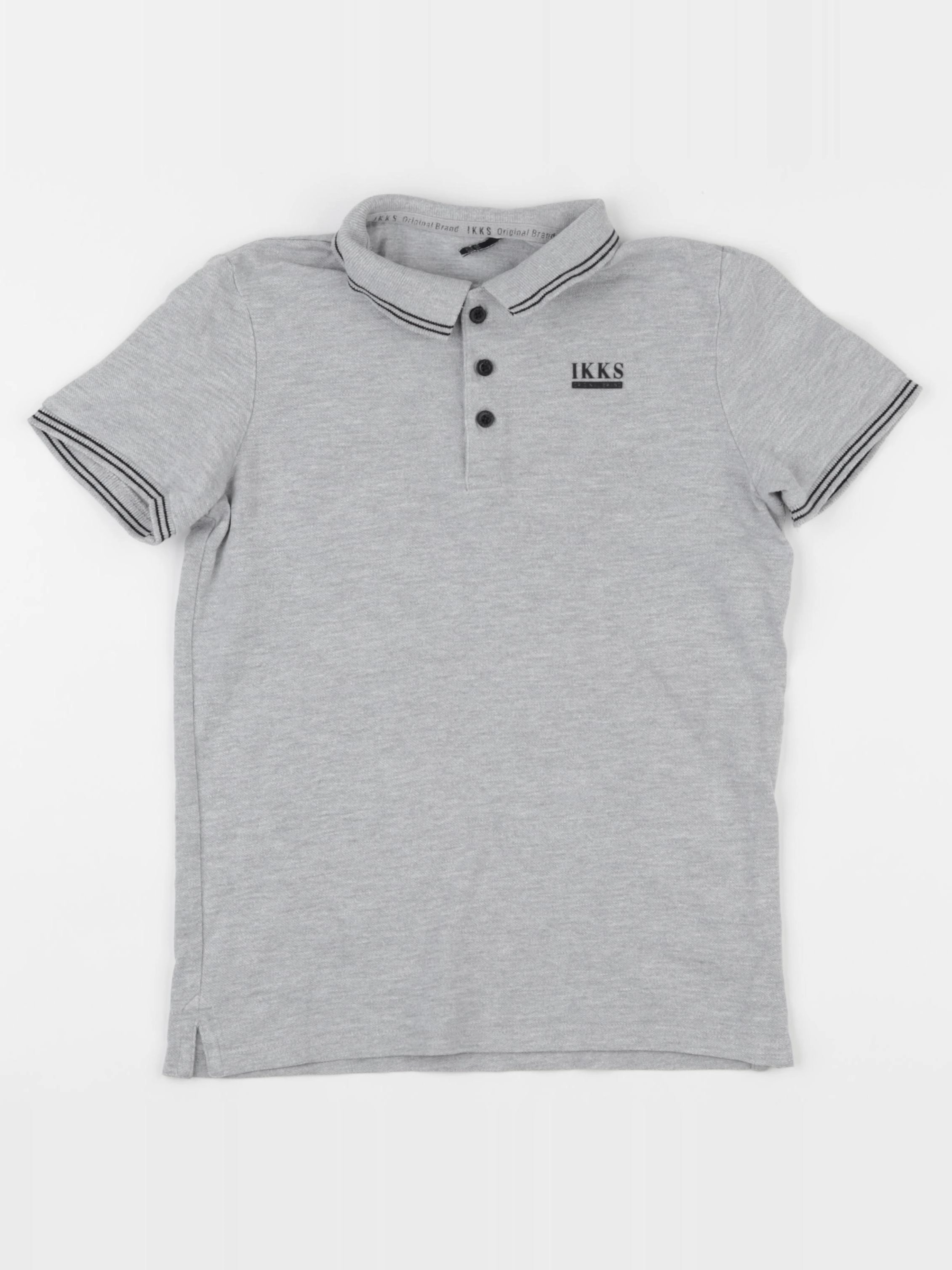 IKKS - polo gris - 8 ans