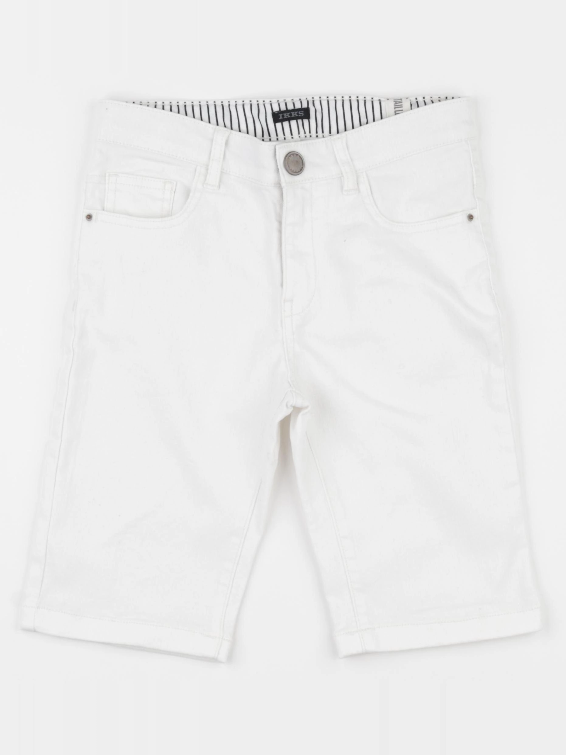 IKKS - short blanc - 10 ans