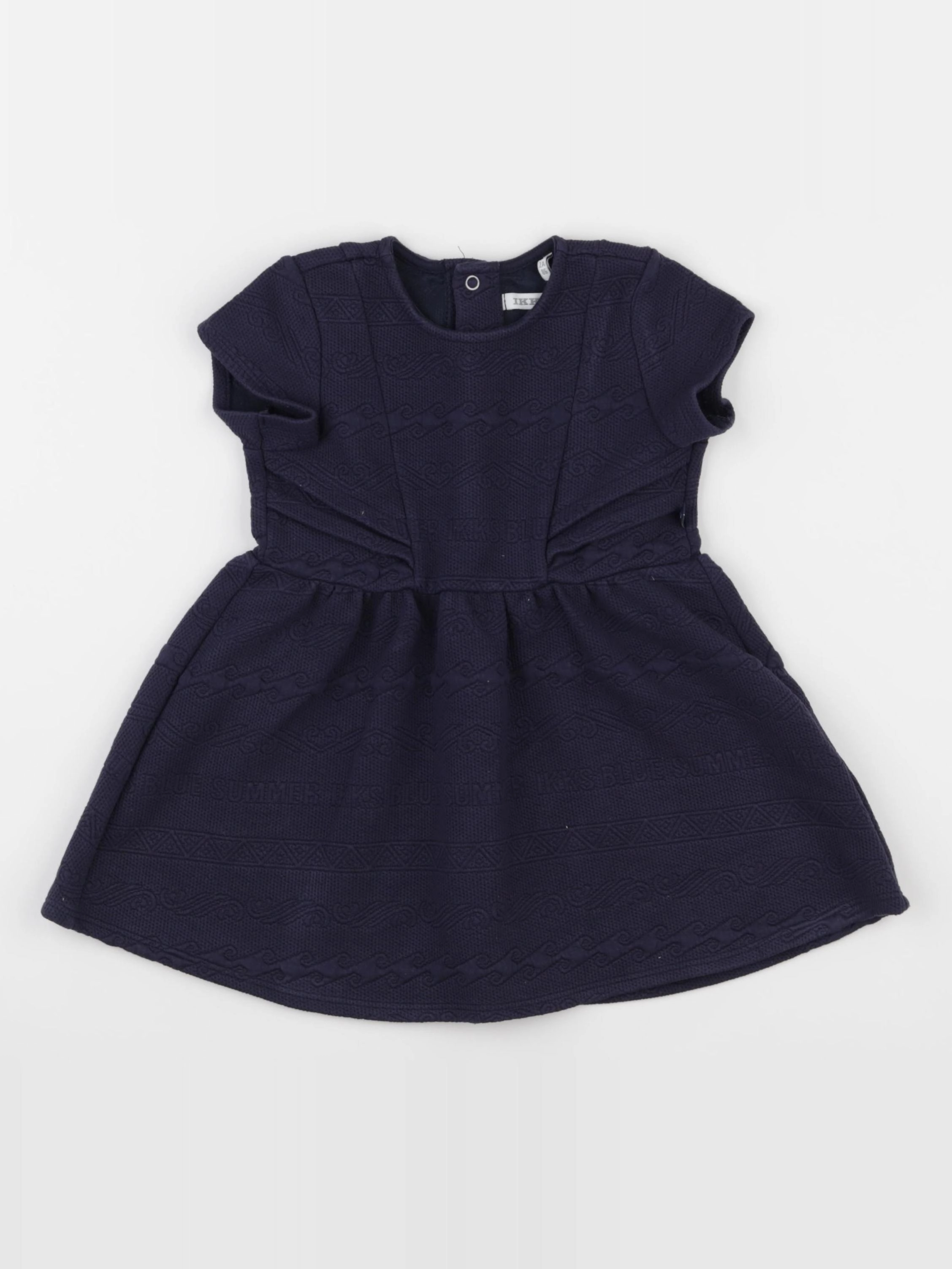 IKKS - robe bleu - 2 ans