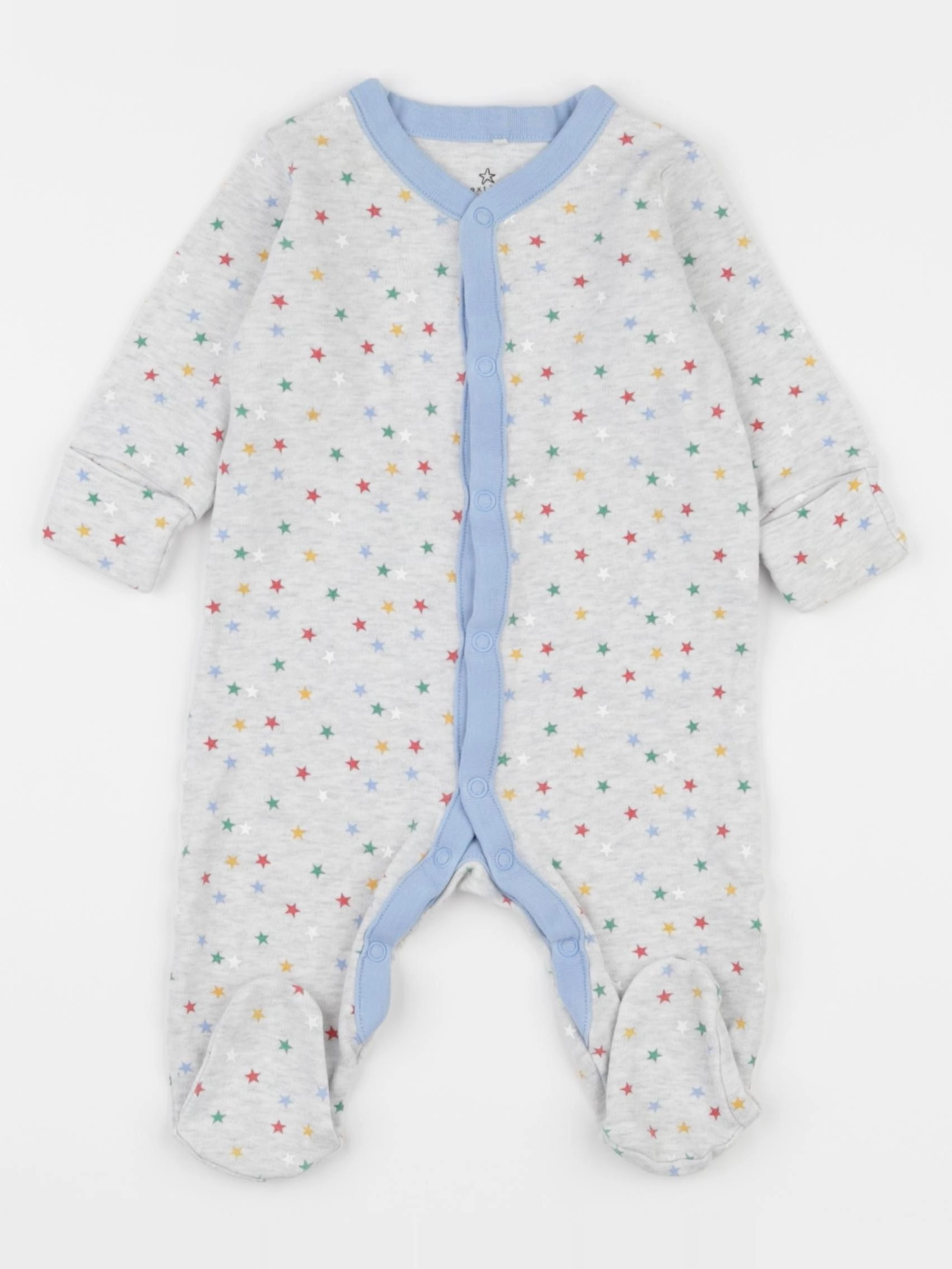 Next - pyjama coton gris - 3/6 mois