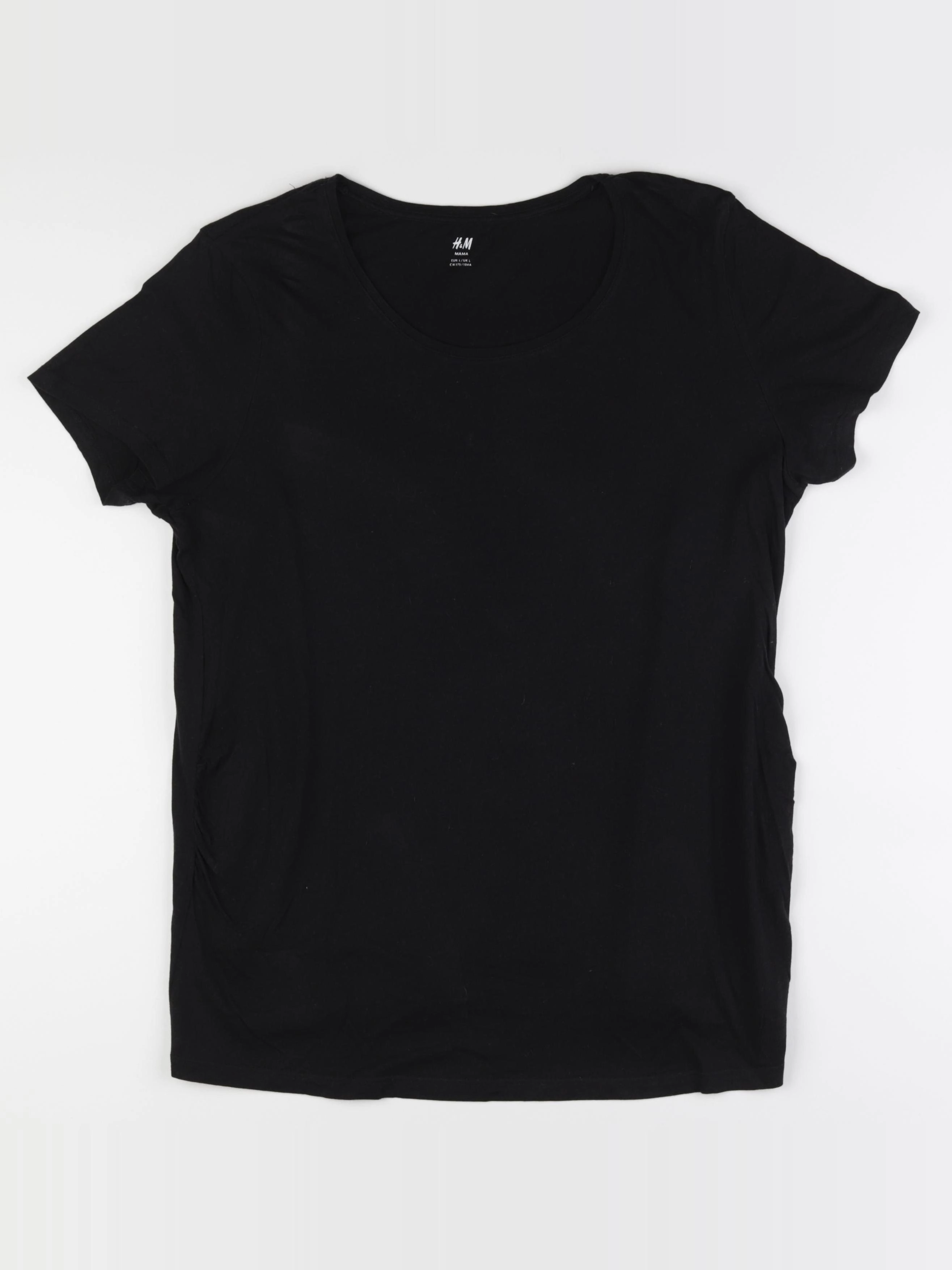 Kiabi - tee-shirt grossesse noir - m