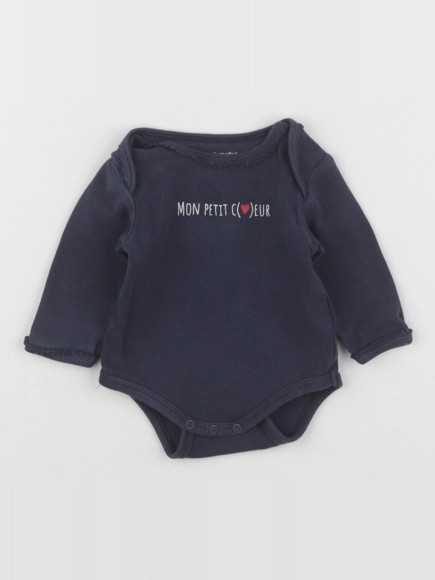 Vertbaudet - body bleu - 3 mois