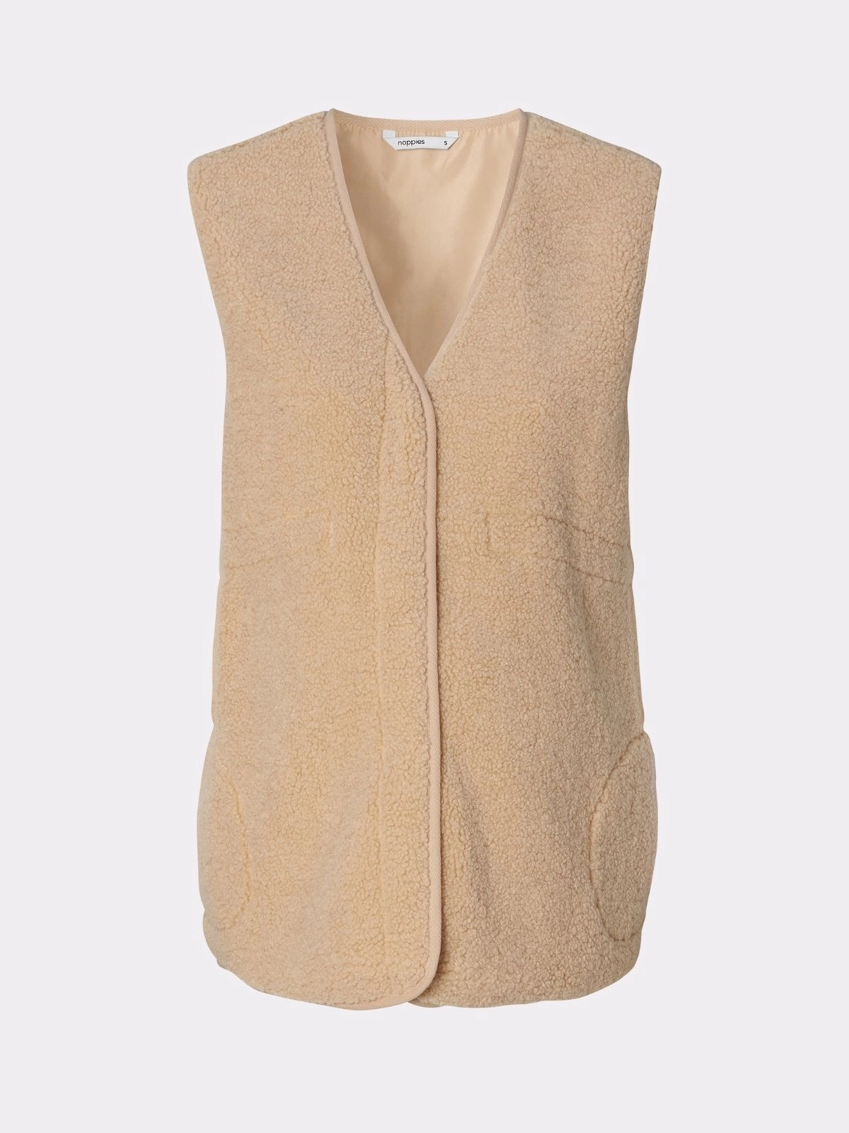 Noppies maternité - veste sans manche grossesse beige - s